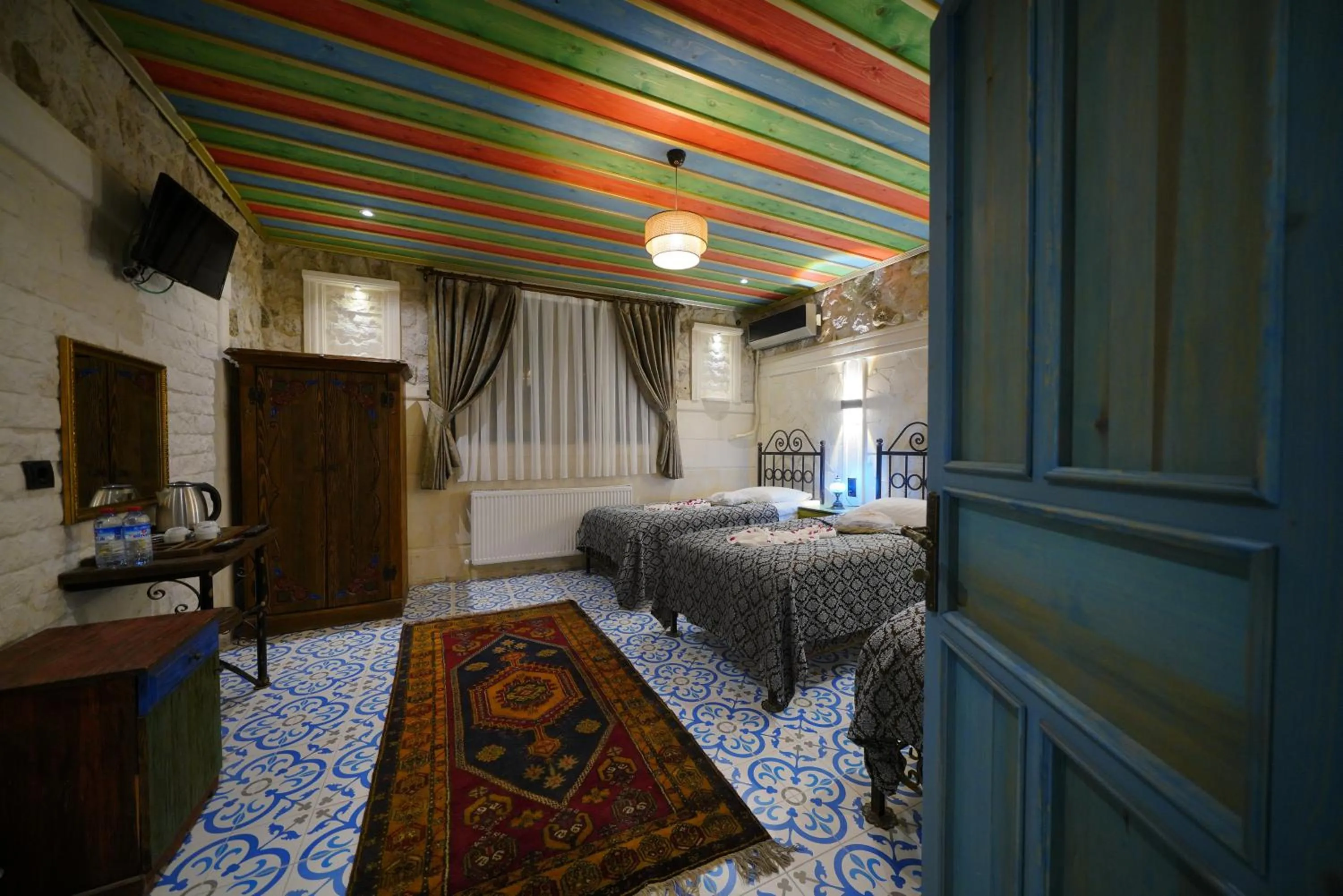 Bed in Mirzade Konak Hotel