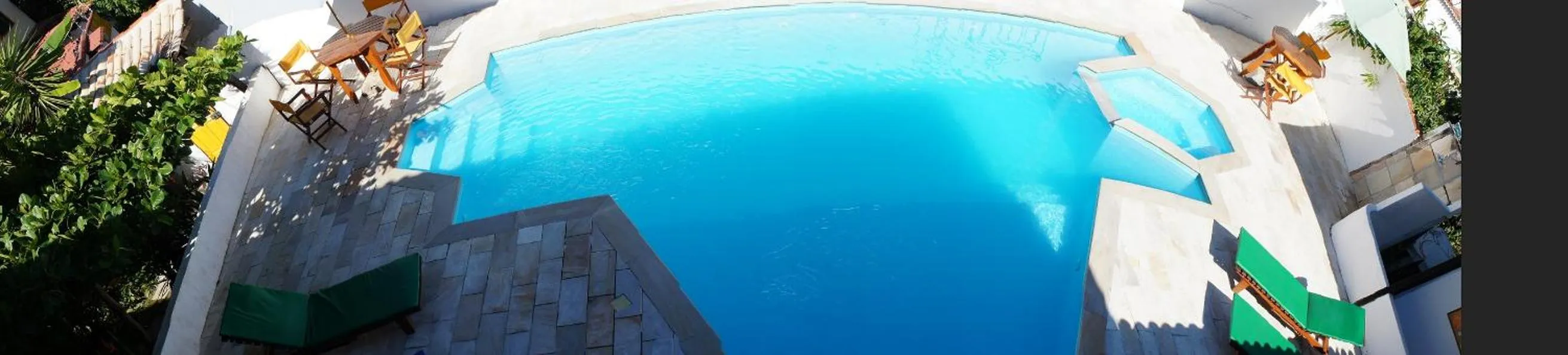 Swimming pool in Pousada do Tesouro