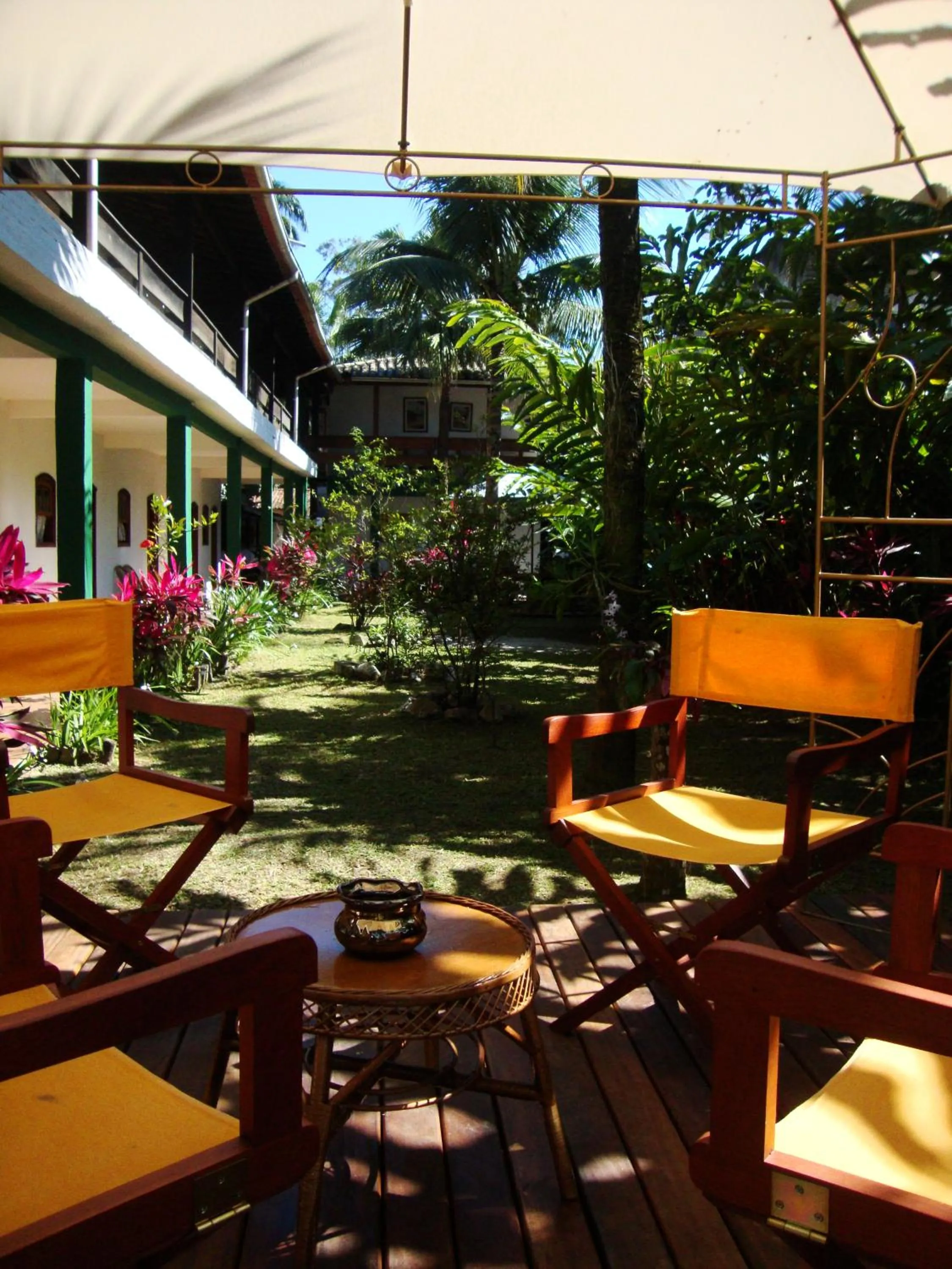 Garden view in Pousada do Tesouro