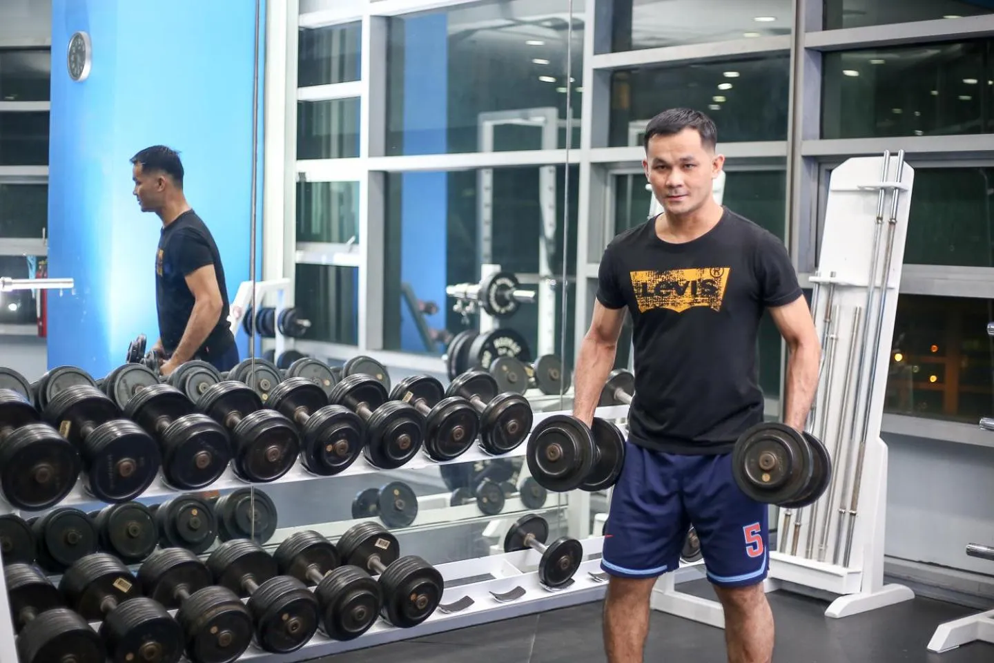 Fitness centre/facilities in Infinity Tower Suites