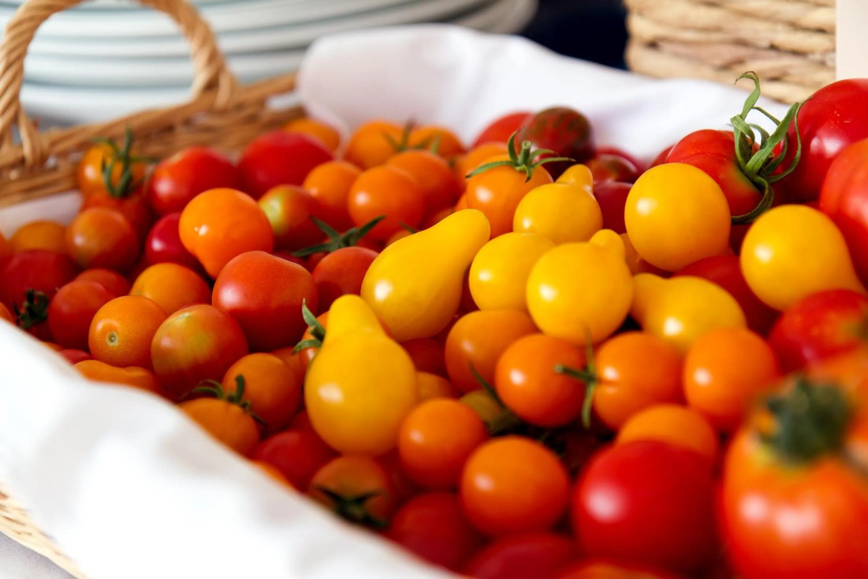 Food close-up in Kupfer-Dachl