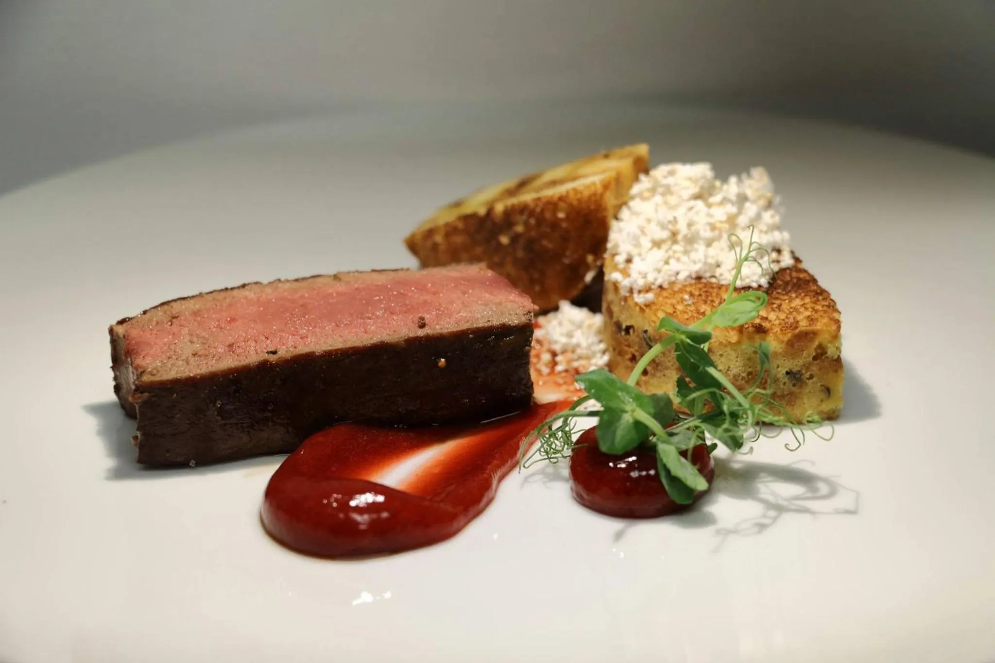 Food close-up in Kupfer-Dachl