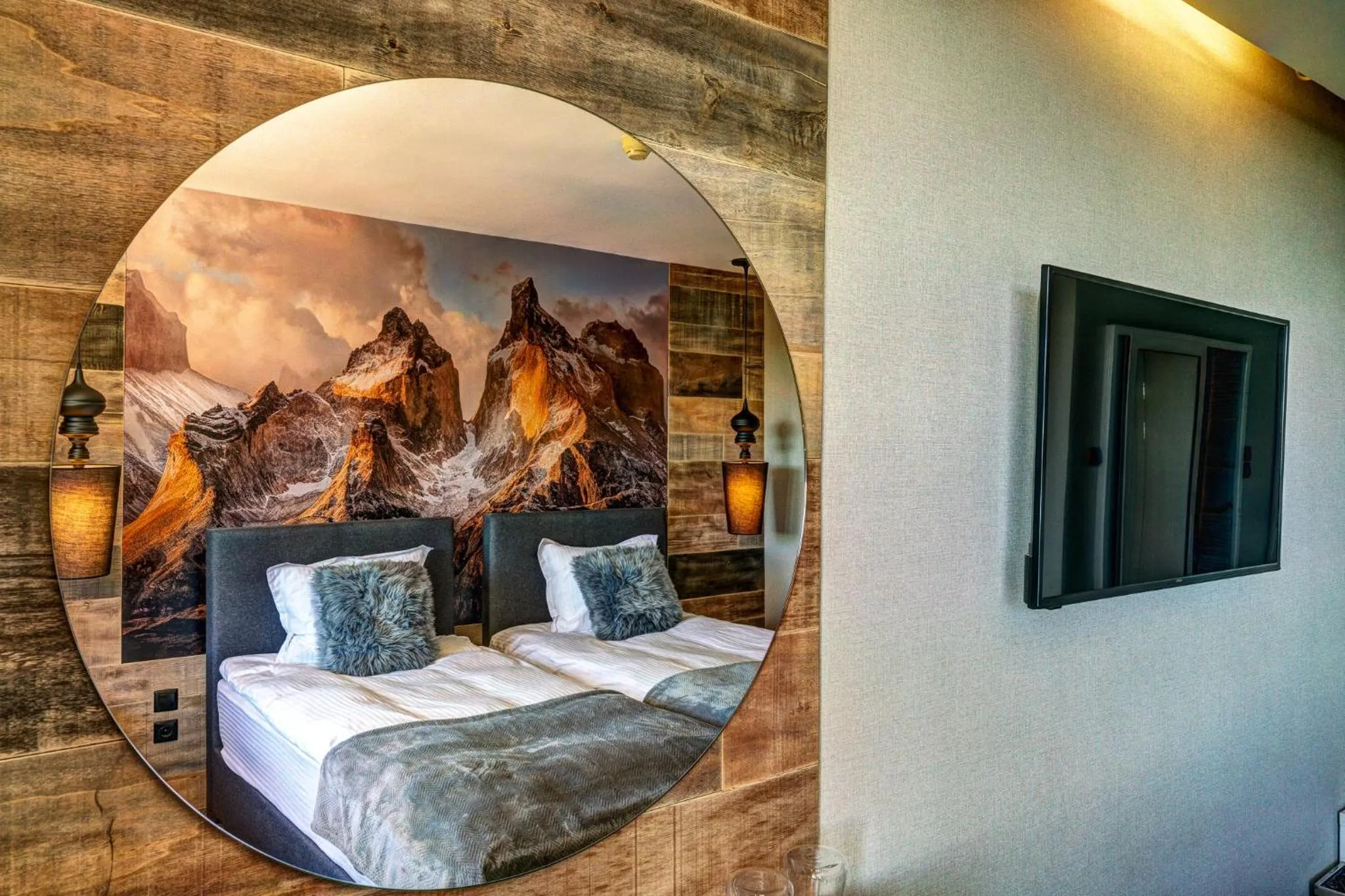 TV and multimedia, Bed in Grand Hotel Murgavets