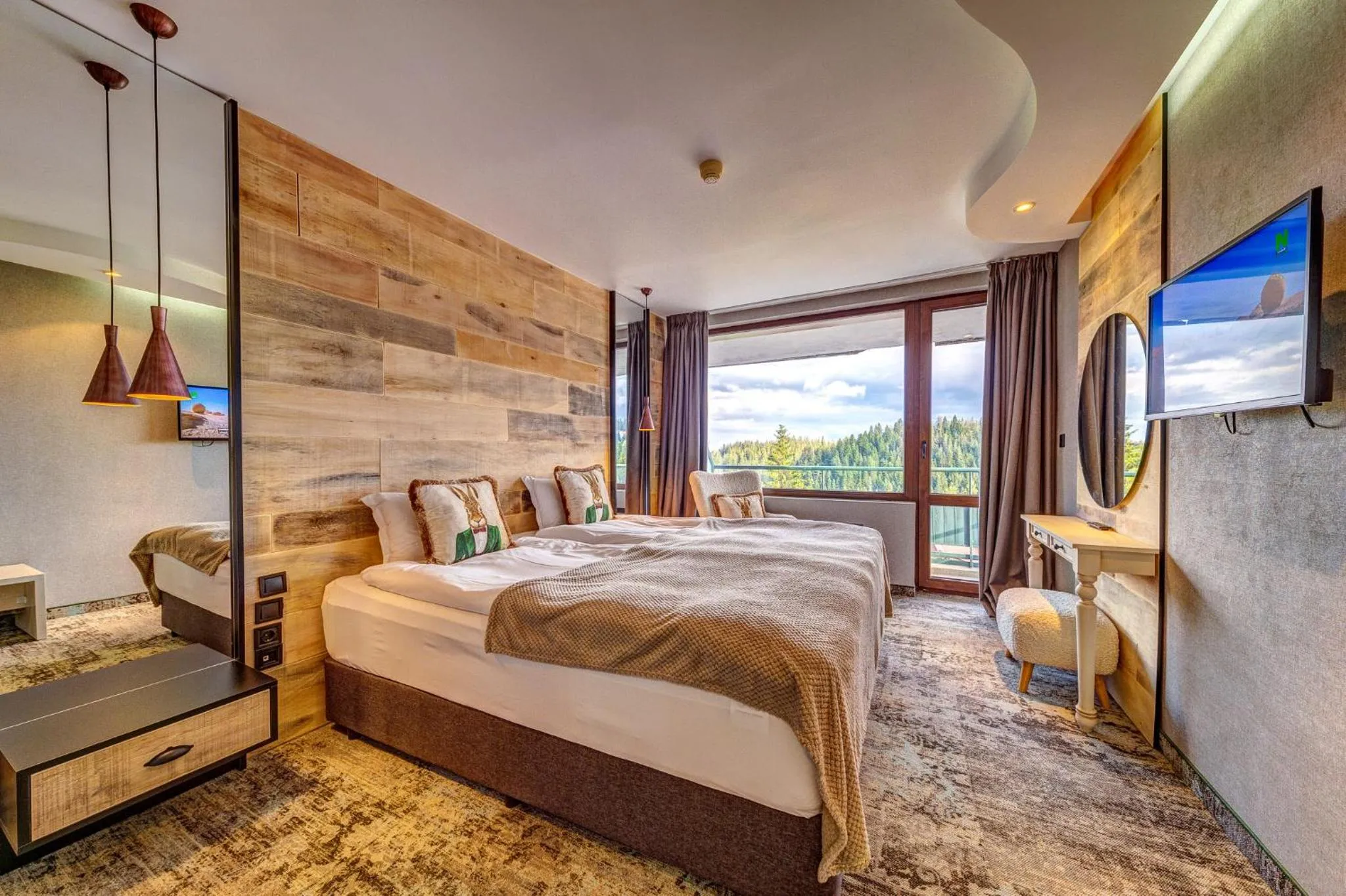 Bed in Grand Hotel Murgavets