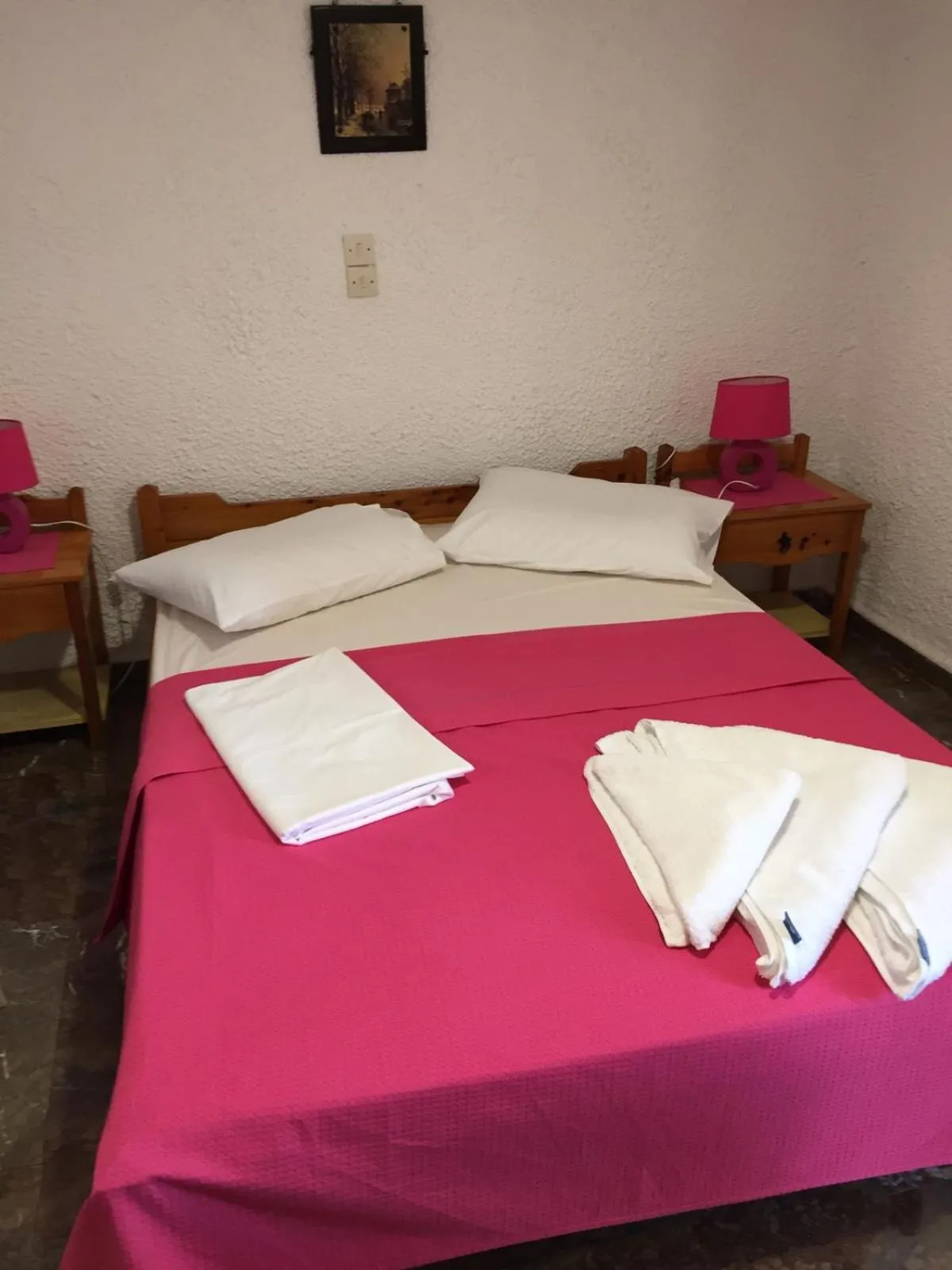 Bed in Chaliotis Apartments