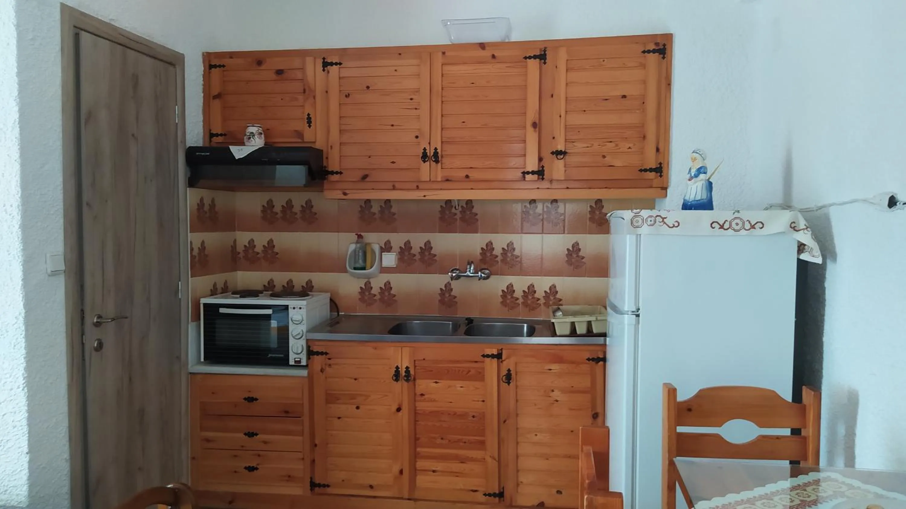 Kitchen or kitchenette in Chaliotis Apartments