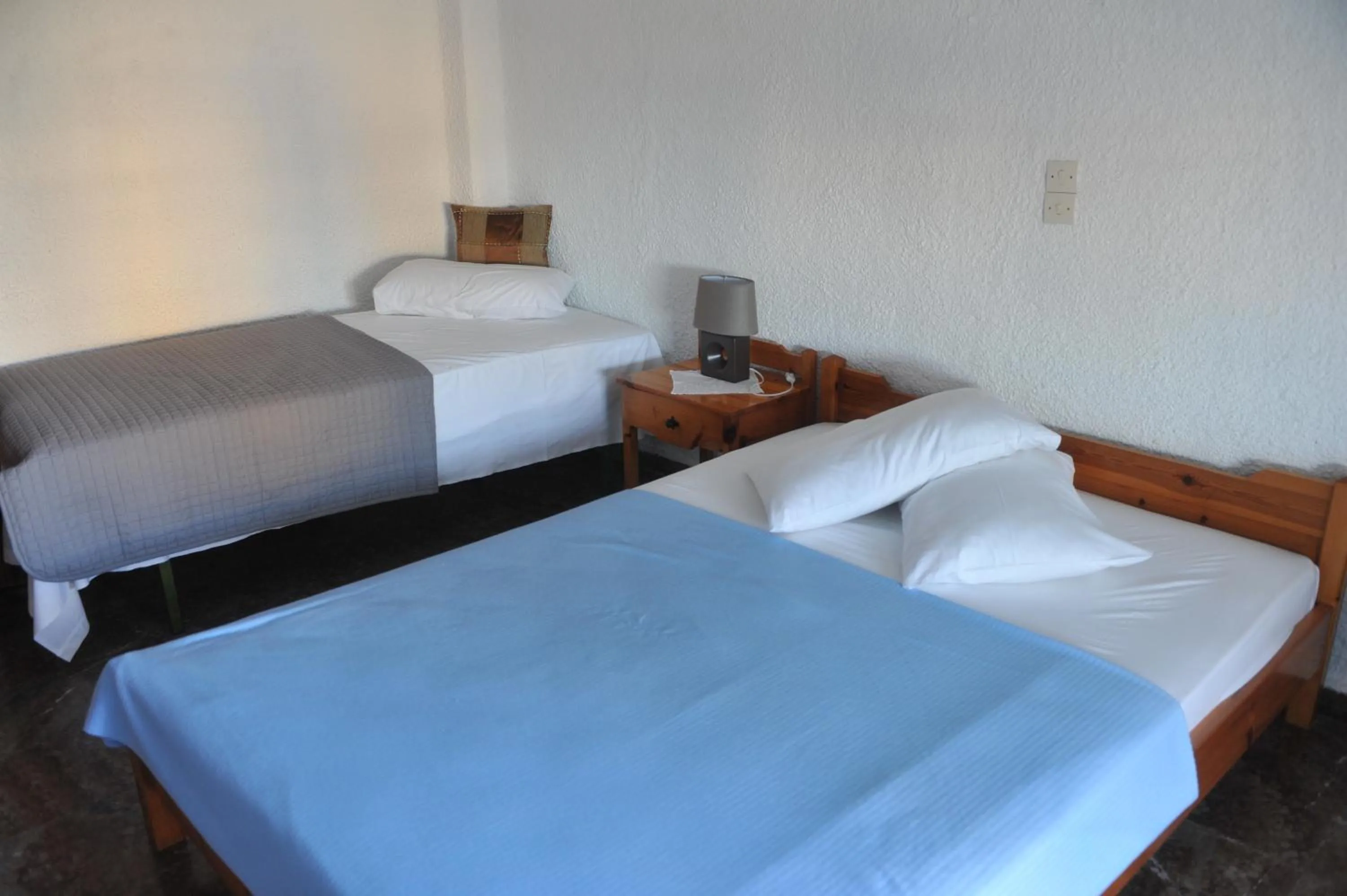 Bed in Chaliotis Apartments