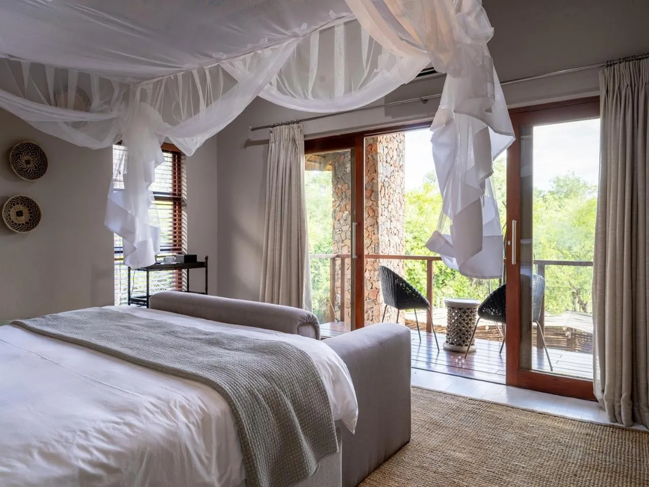 Coffee/tea facilities, Bed in eKhaya Bush Lodge