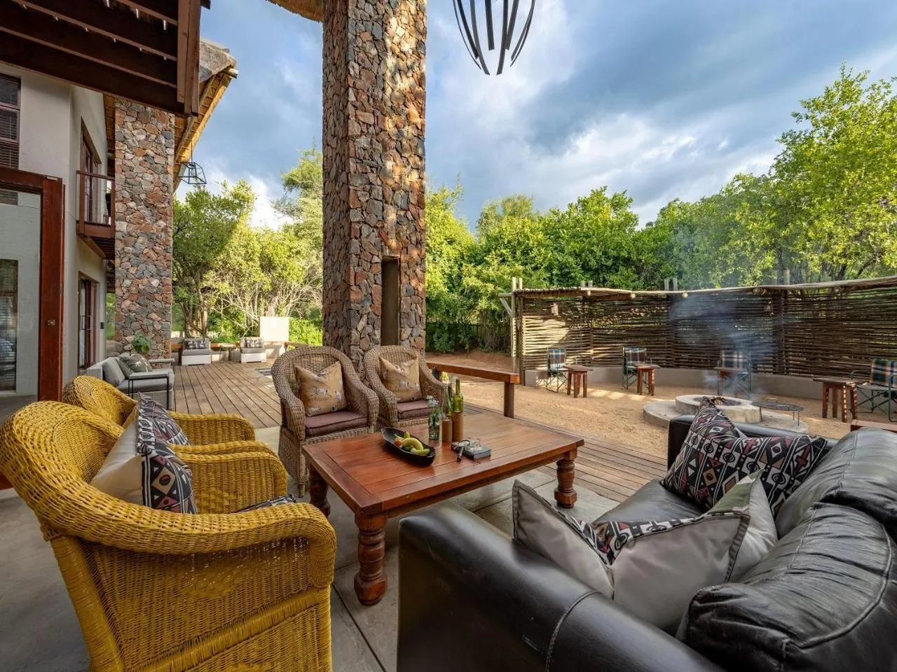 Patio in eKhaya Bush Lodge