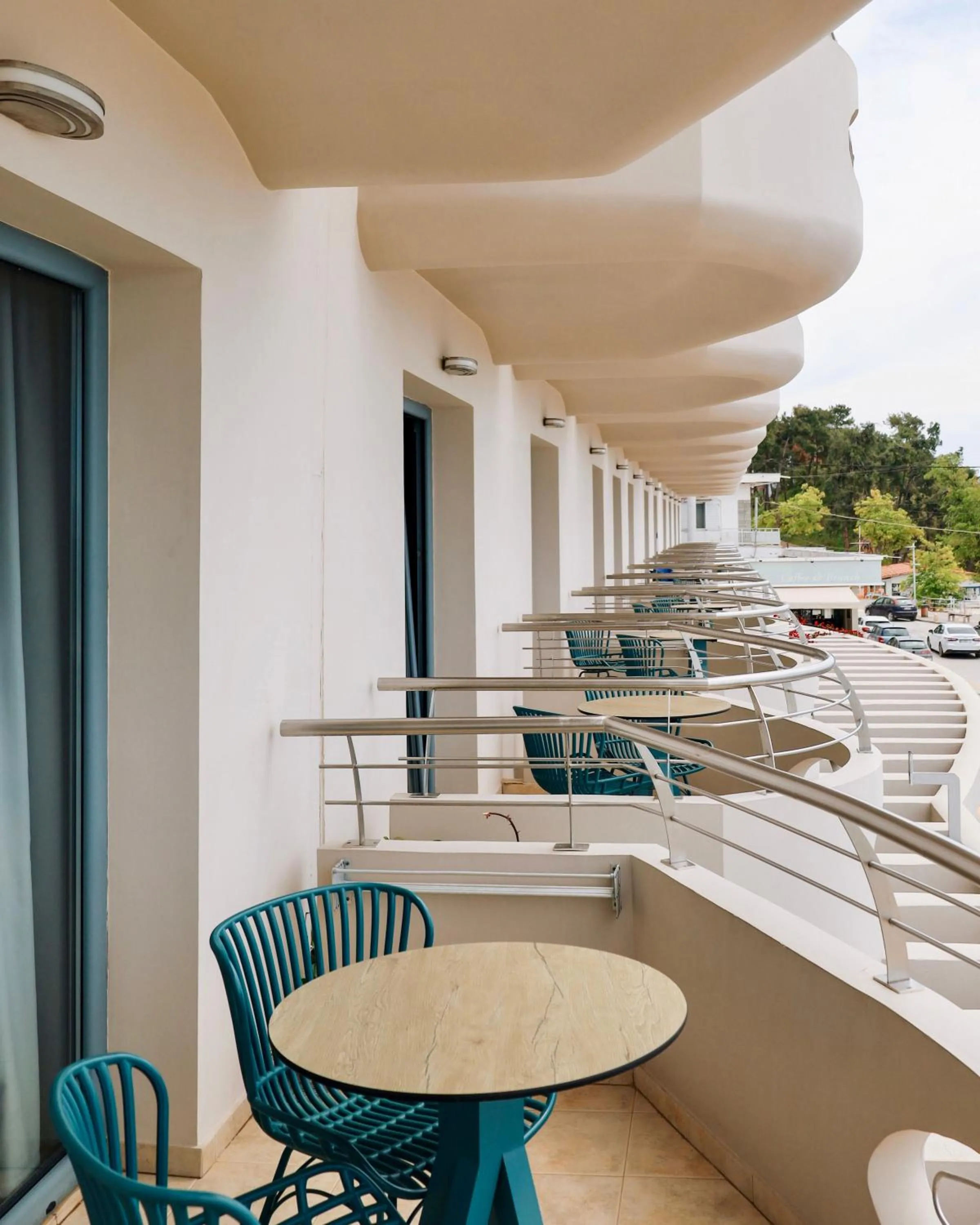 Balcony/Terrace in Aegean Blue Beach Hotel