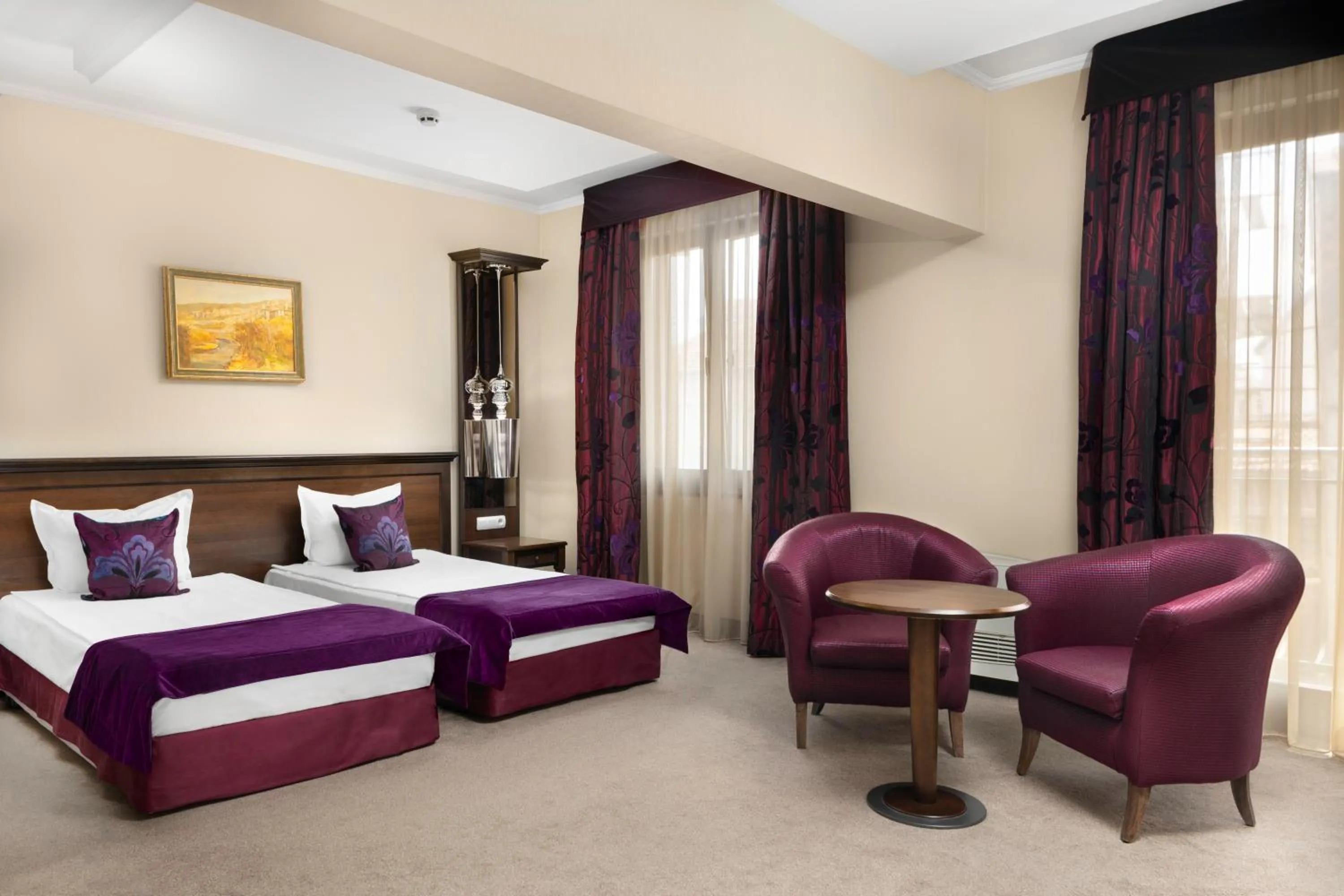 Bed in Yantra Grand Hotel