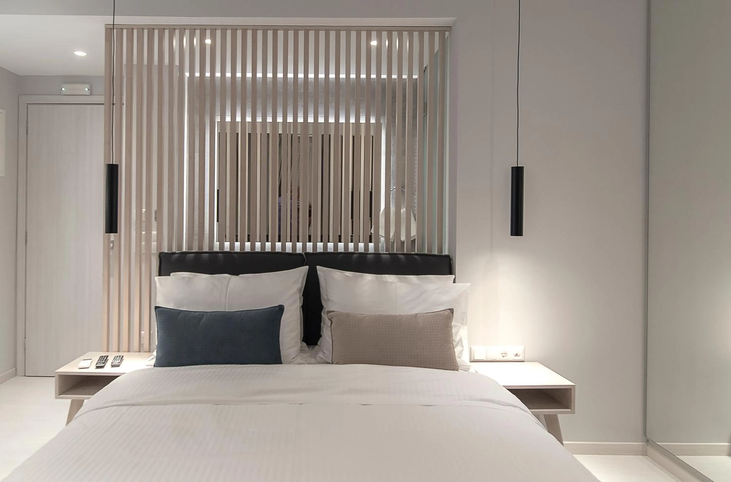 Bed in Acropolis Stay