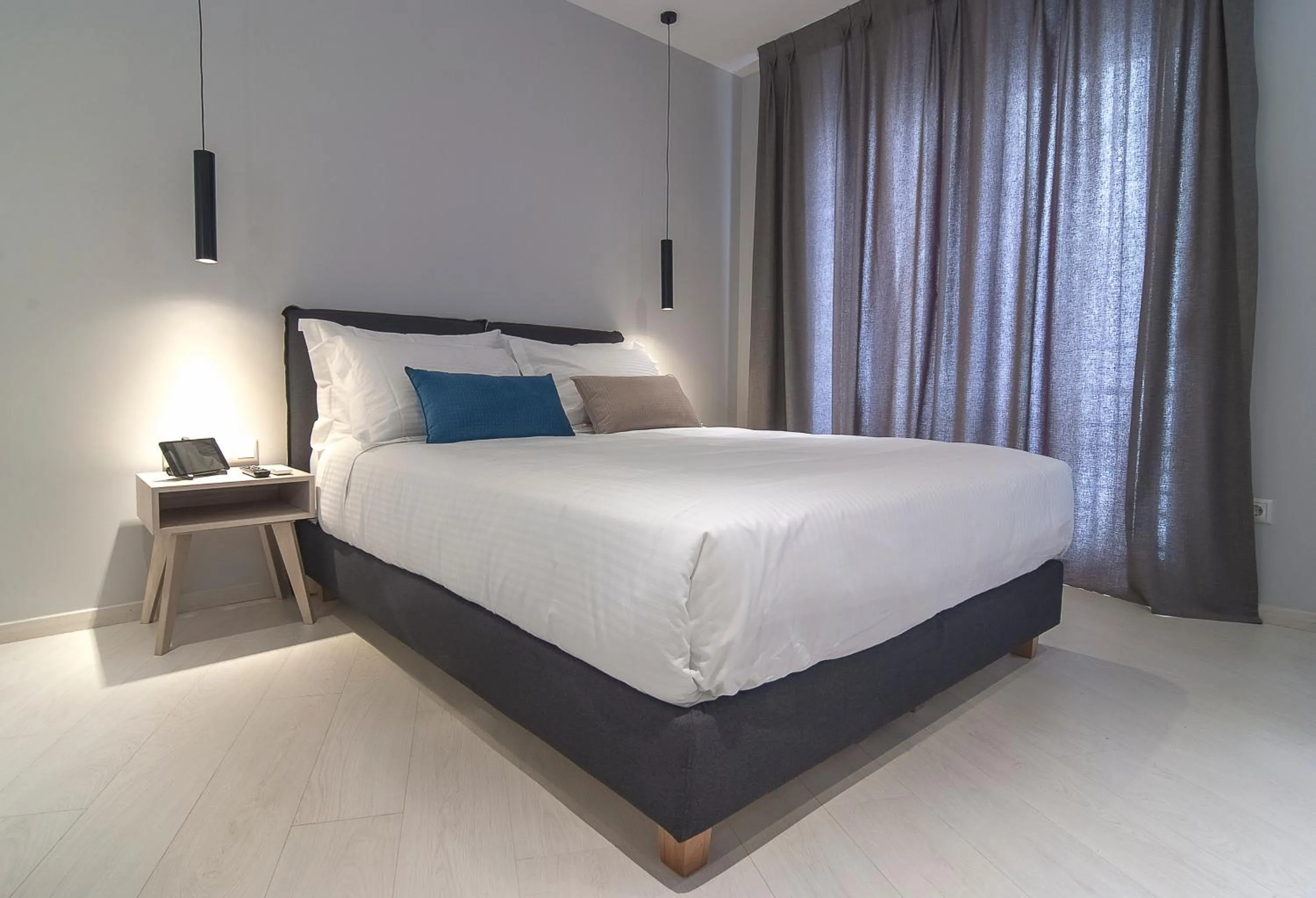 Bed in Acropolis Stay