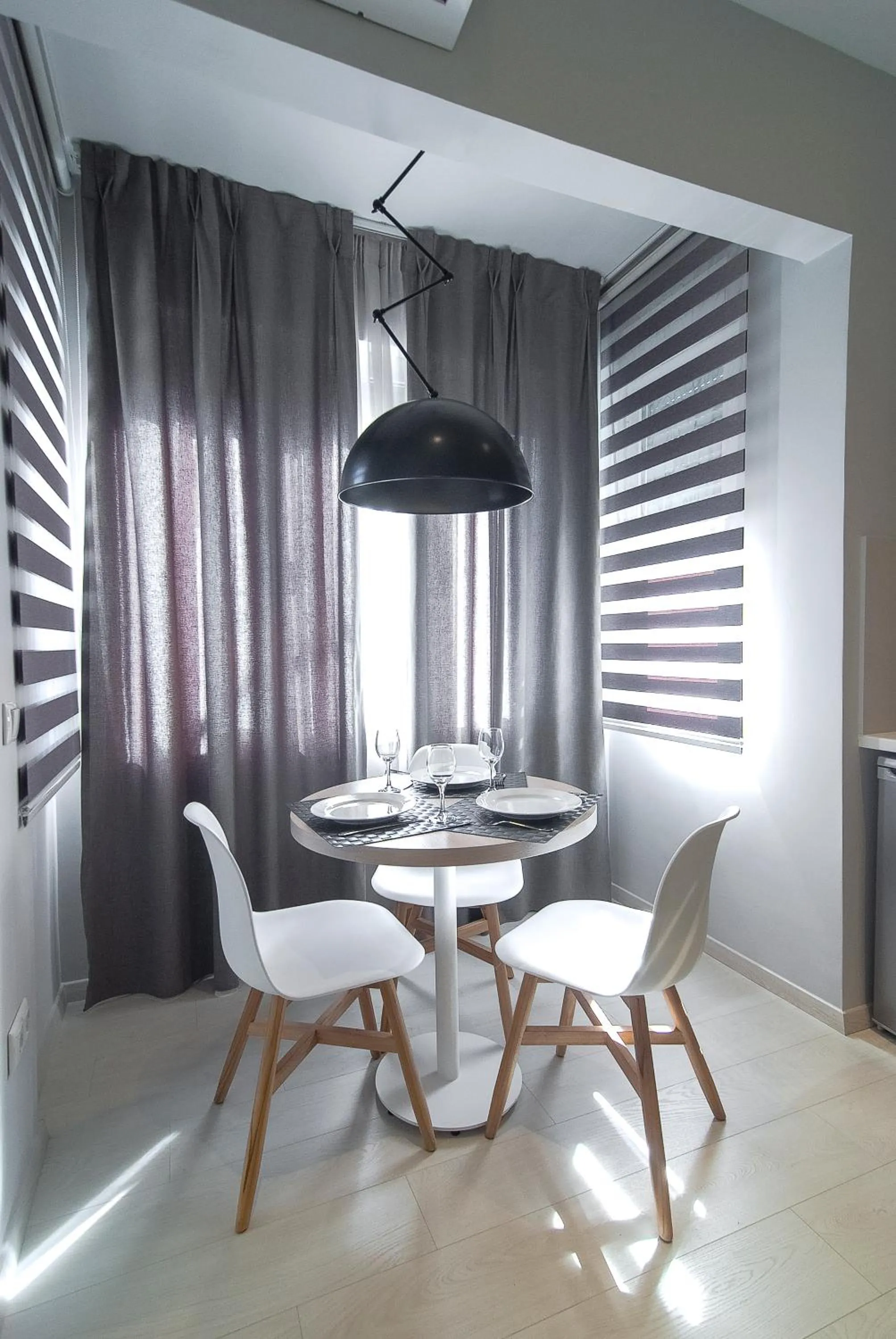 Seating area in Acropolis Stay