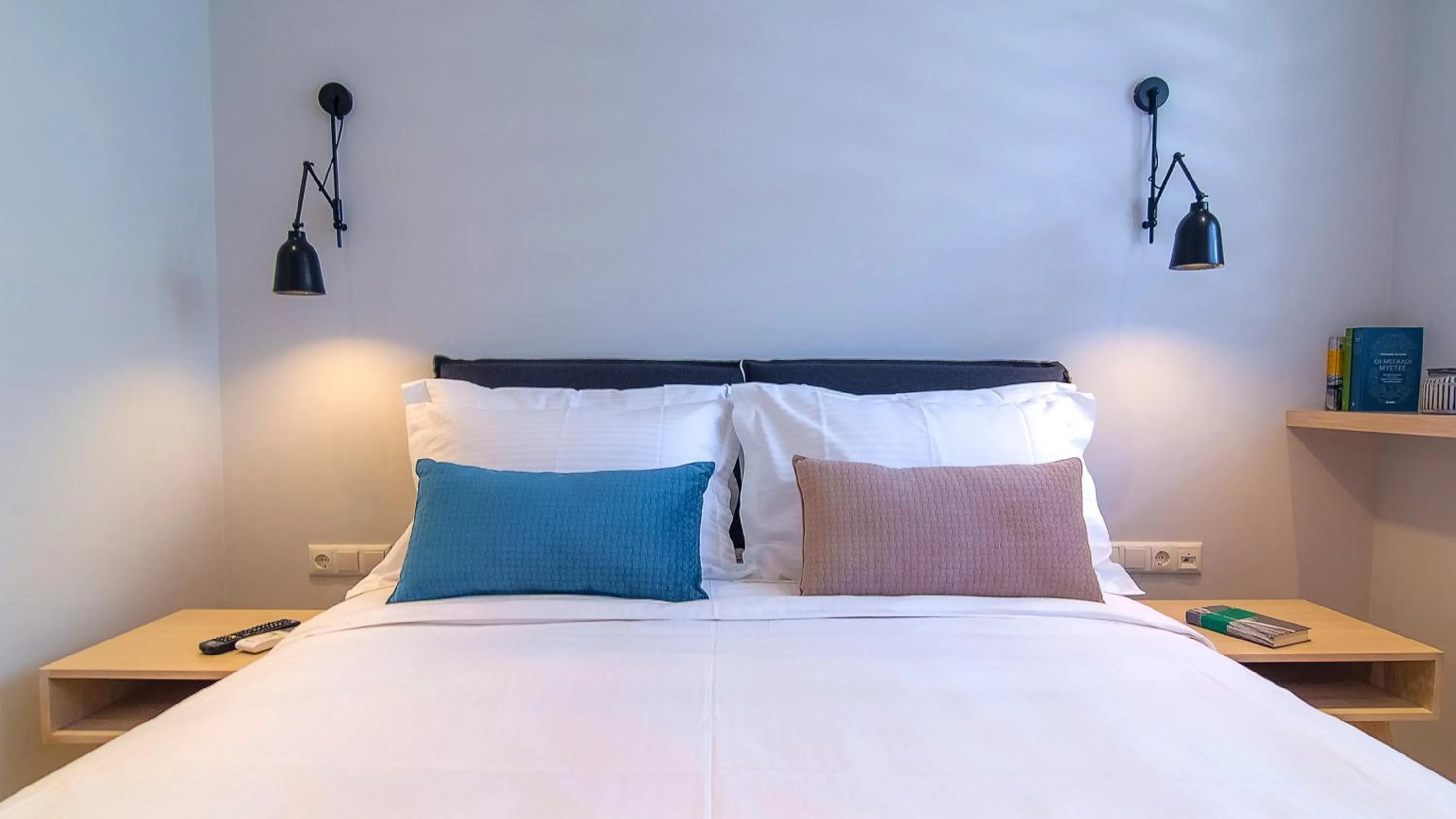 Bed in Acropolis Stay