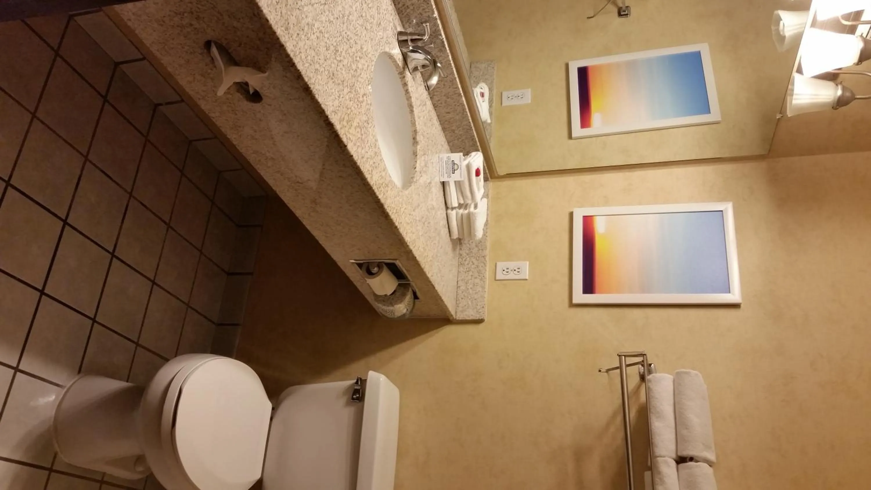 Bathroom in Days Inn & Suites by Wyndham Vancouver