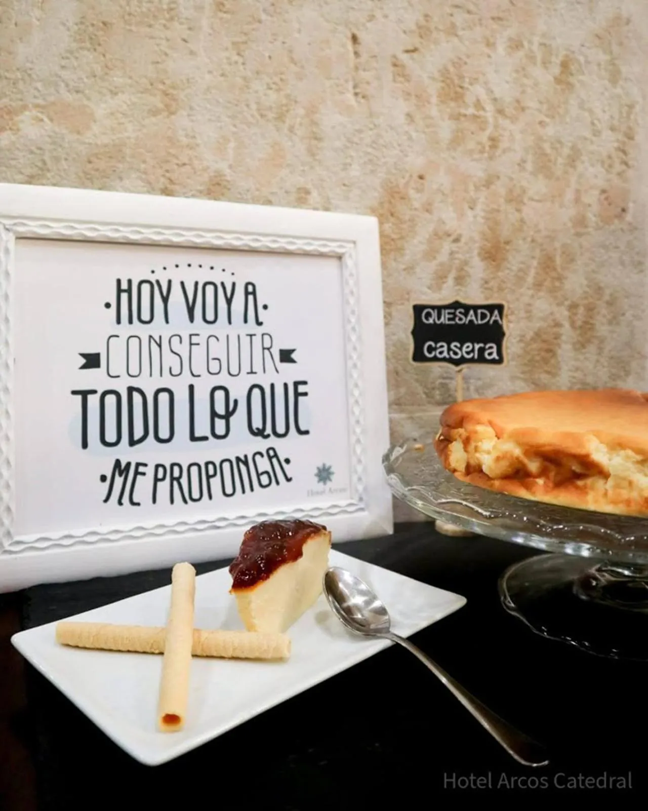 Buffet breakfast in Hotel Arcos Catedral