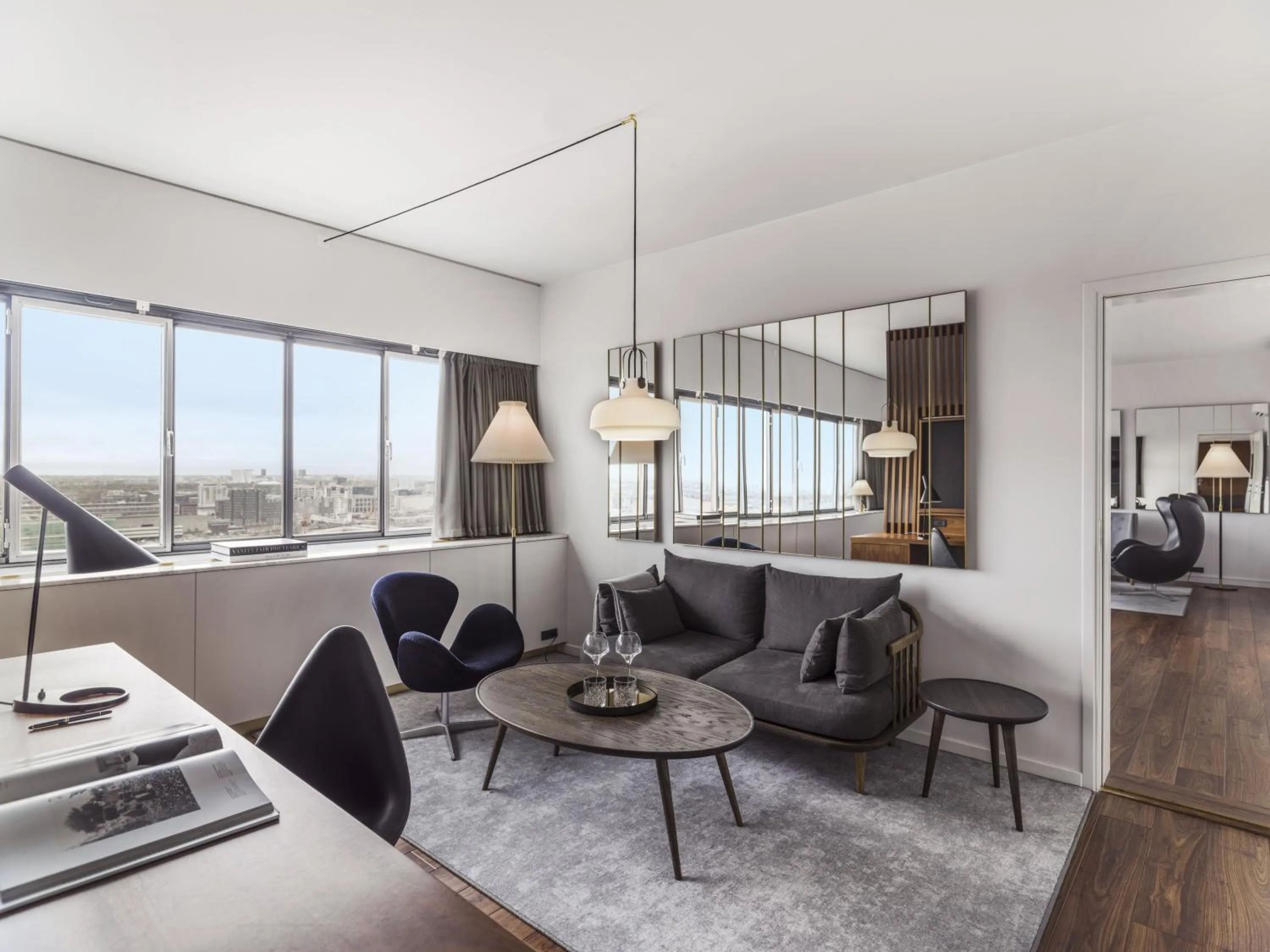 Living room in Radisson Collection Royal Hotel, Copenhagen