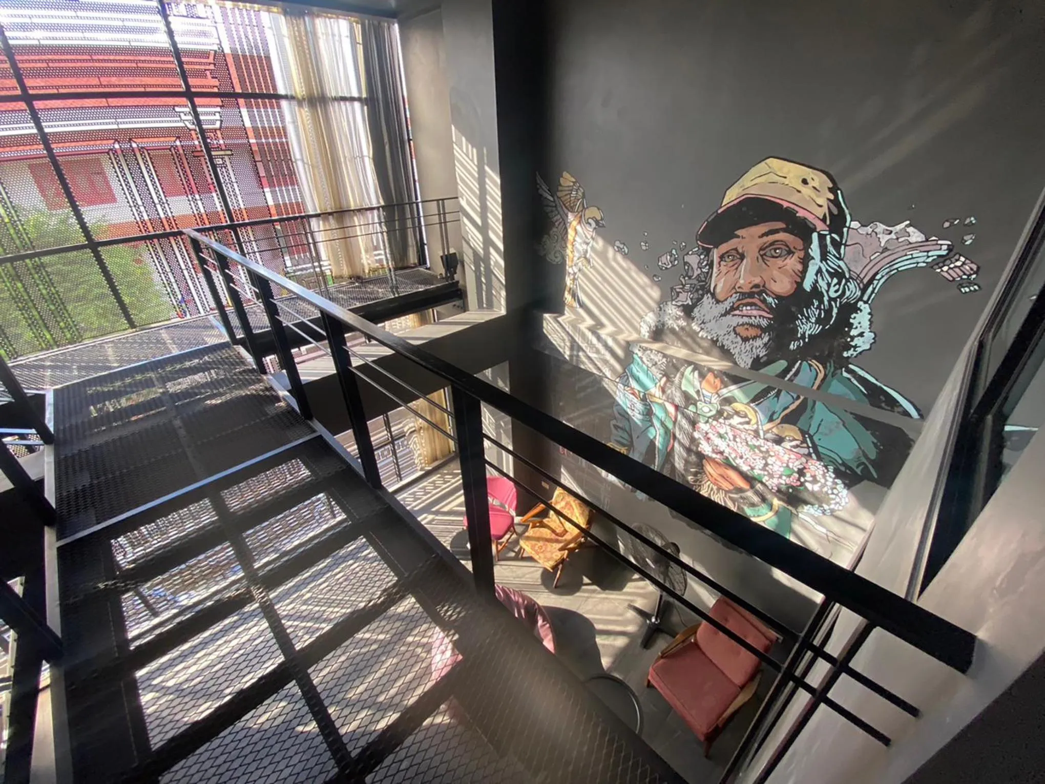 Living room in Issara by D Hostel