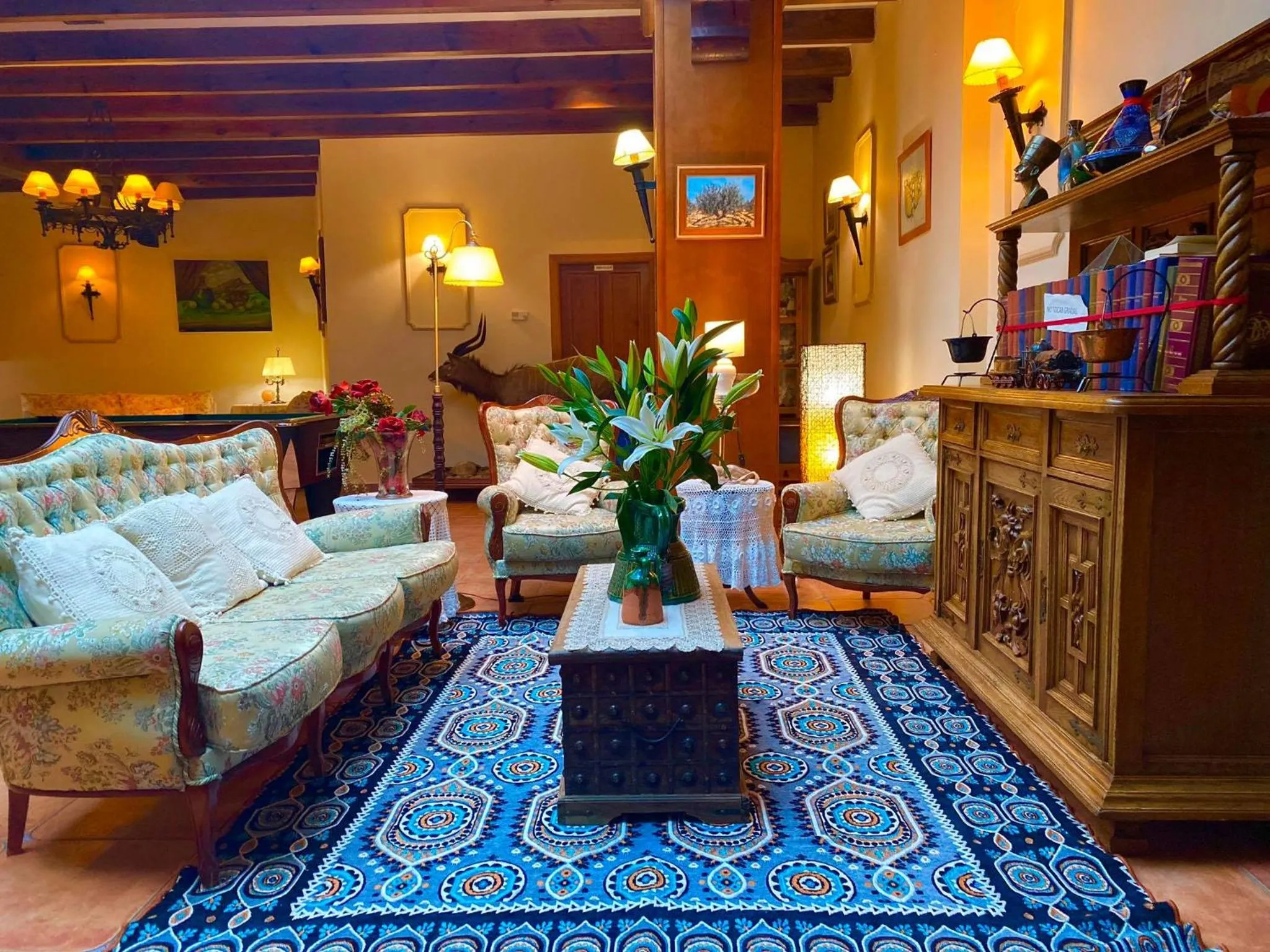 Living room in Hotel El Curro