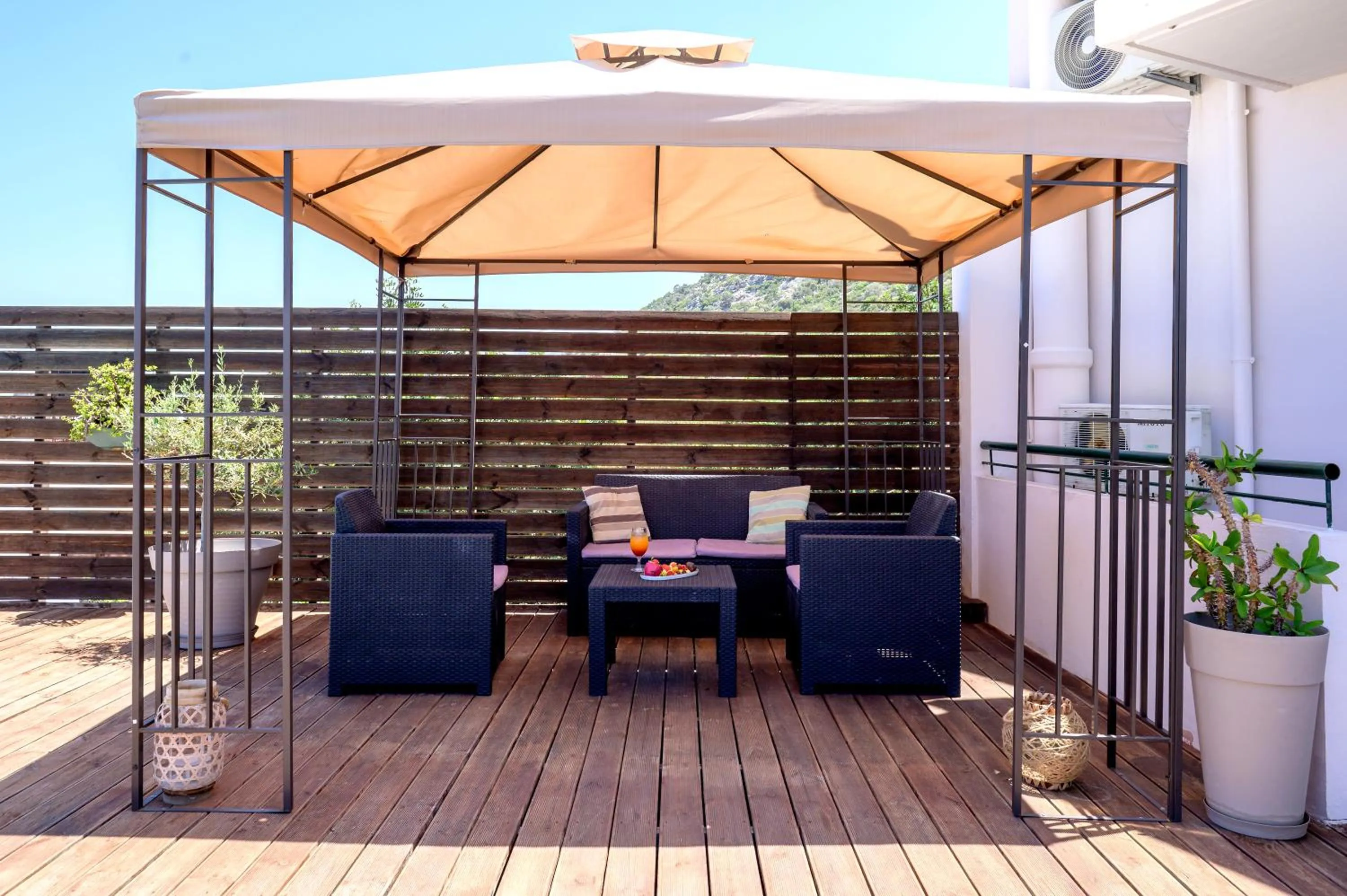 Balcony/Terrace in Eurohotel Katrin Suites