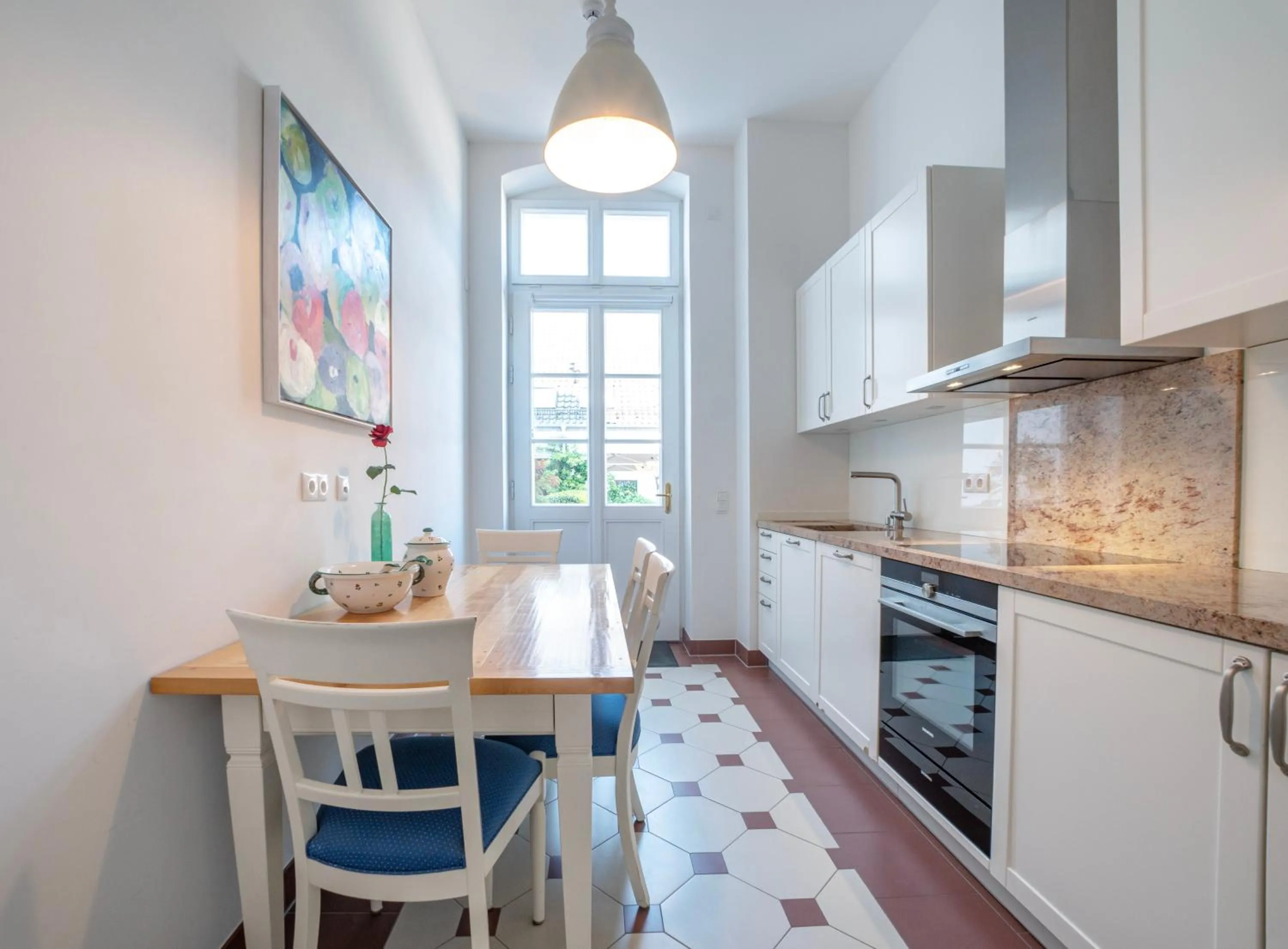 Kitchen or kitchenette in Rooms GUT HEIDEFELD