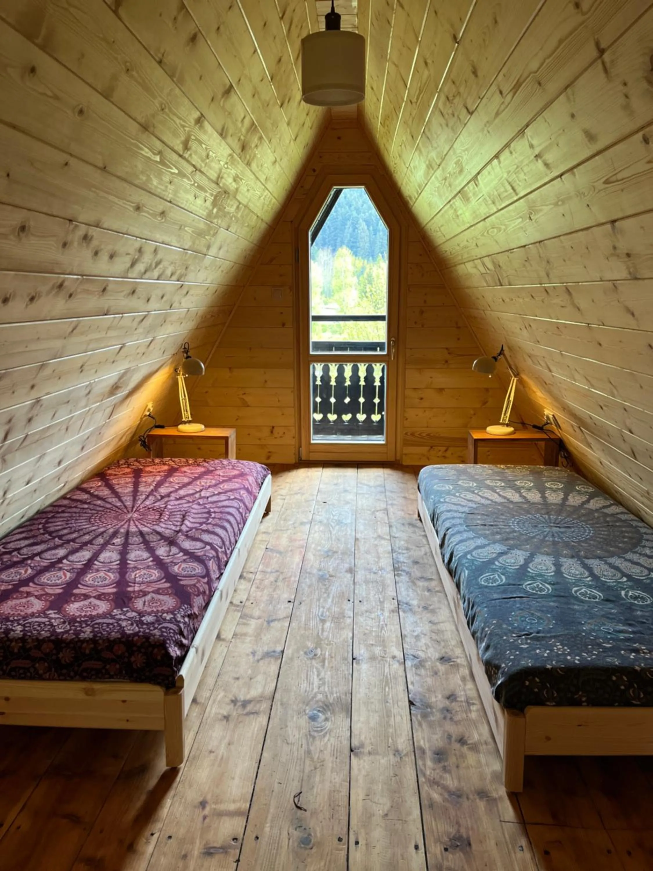 Bedroom, Bed in Drewniany Domek BB Nad Rzeką