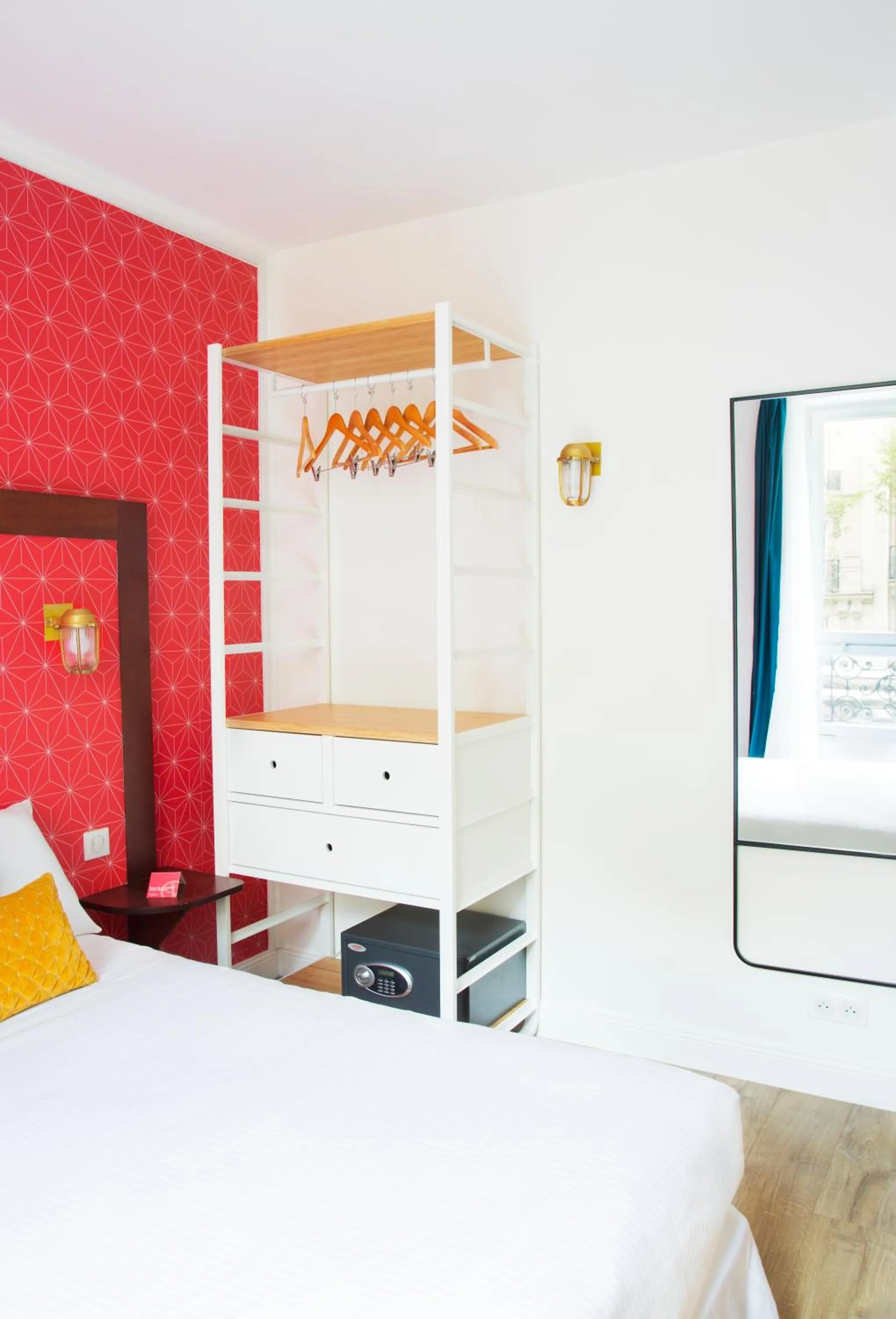 Photo of the whole room, Bed in Hotel The Playce by Happyculture