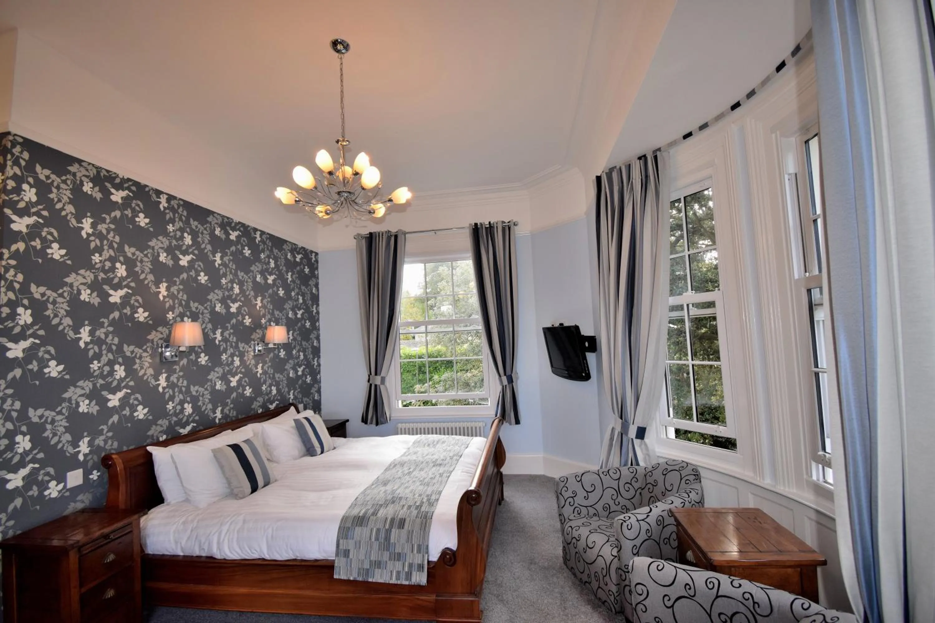 Bedroom, Bed in Lincombe Hall Hotel & Spa - Just for Adults