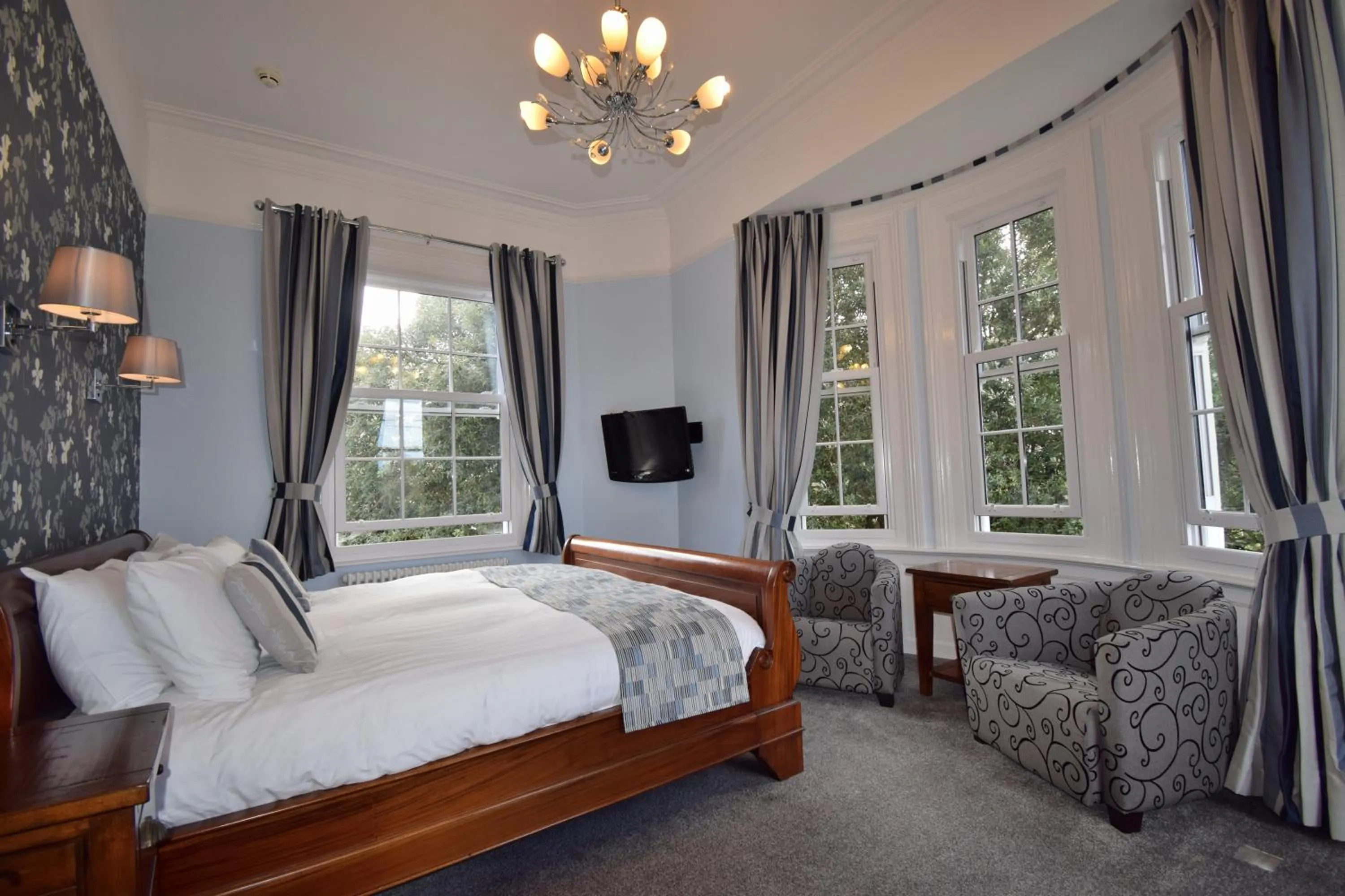 Bedroom, Bed in Lincombe Hall Hotel & Spa - Just for Adults