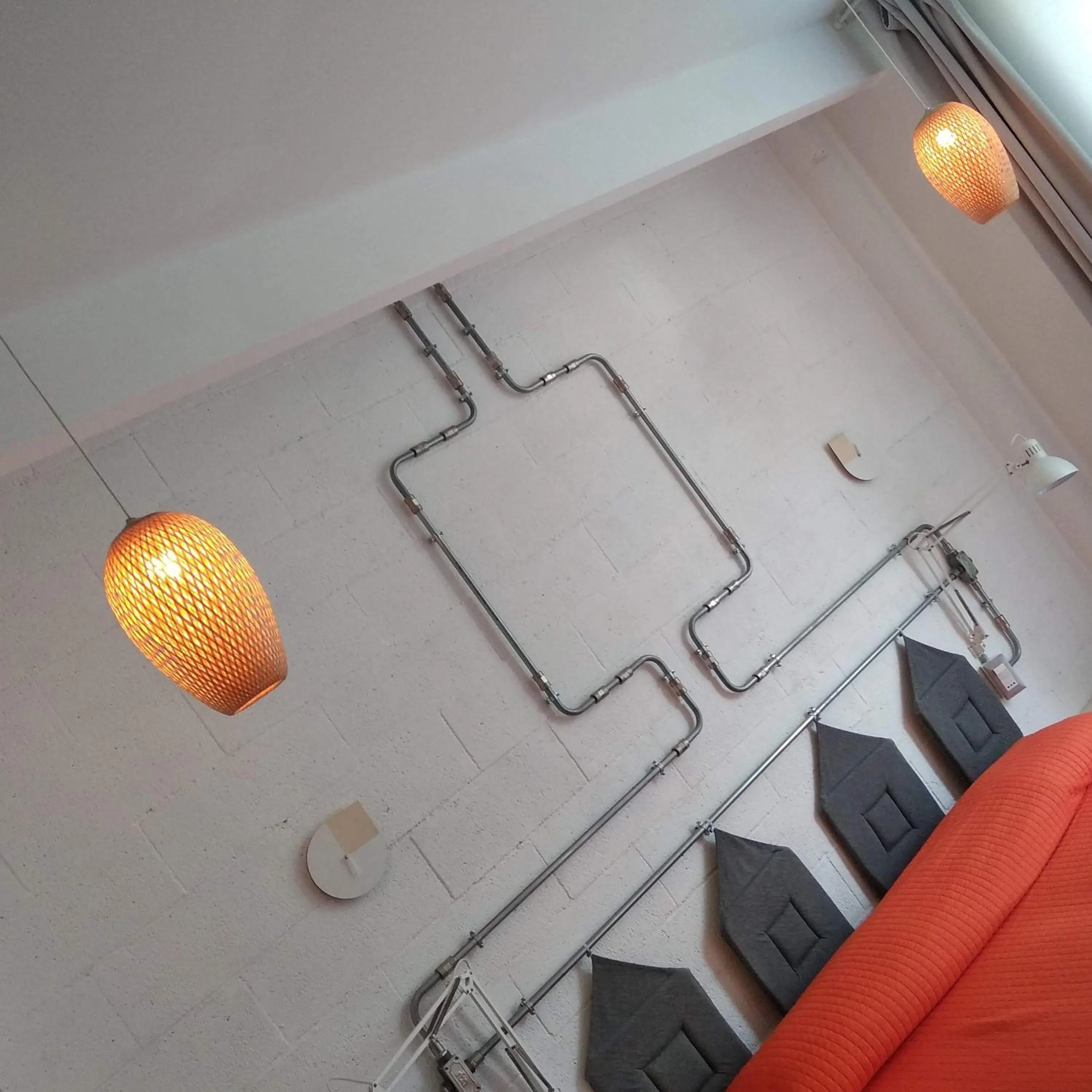 Decorative detail, Bed in BB SharingLoft Sirmione