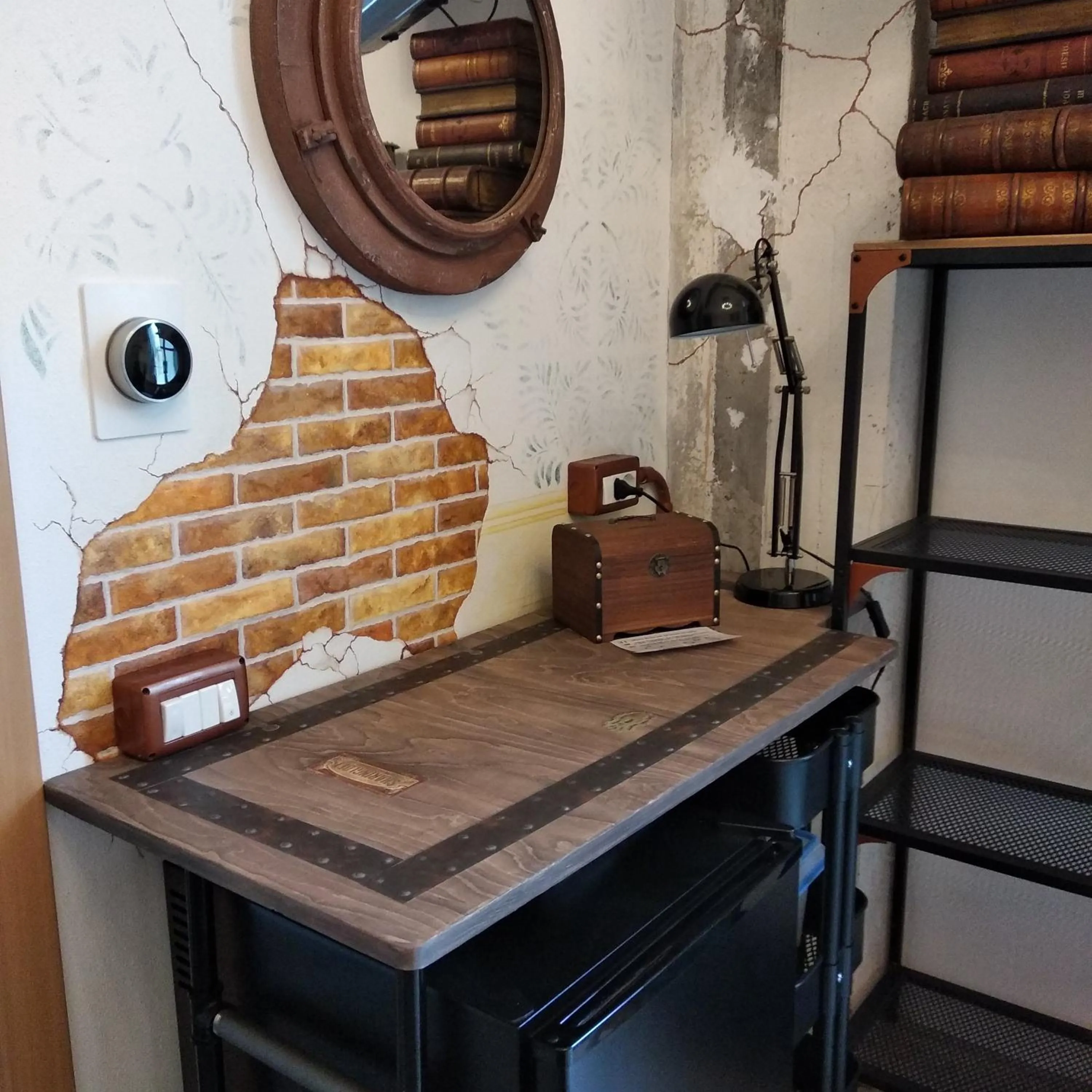 Decorative detail in BB SharingLoft Sirmione