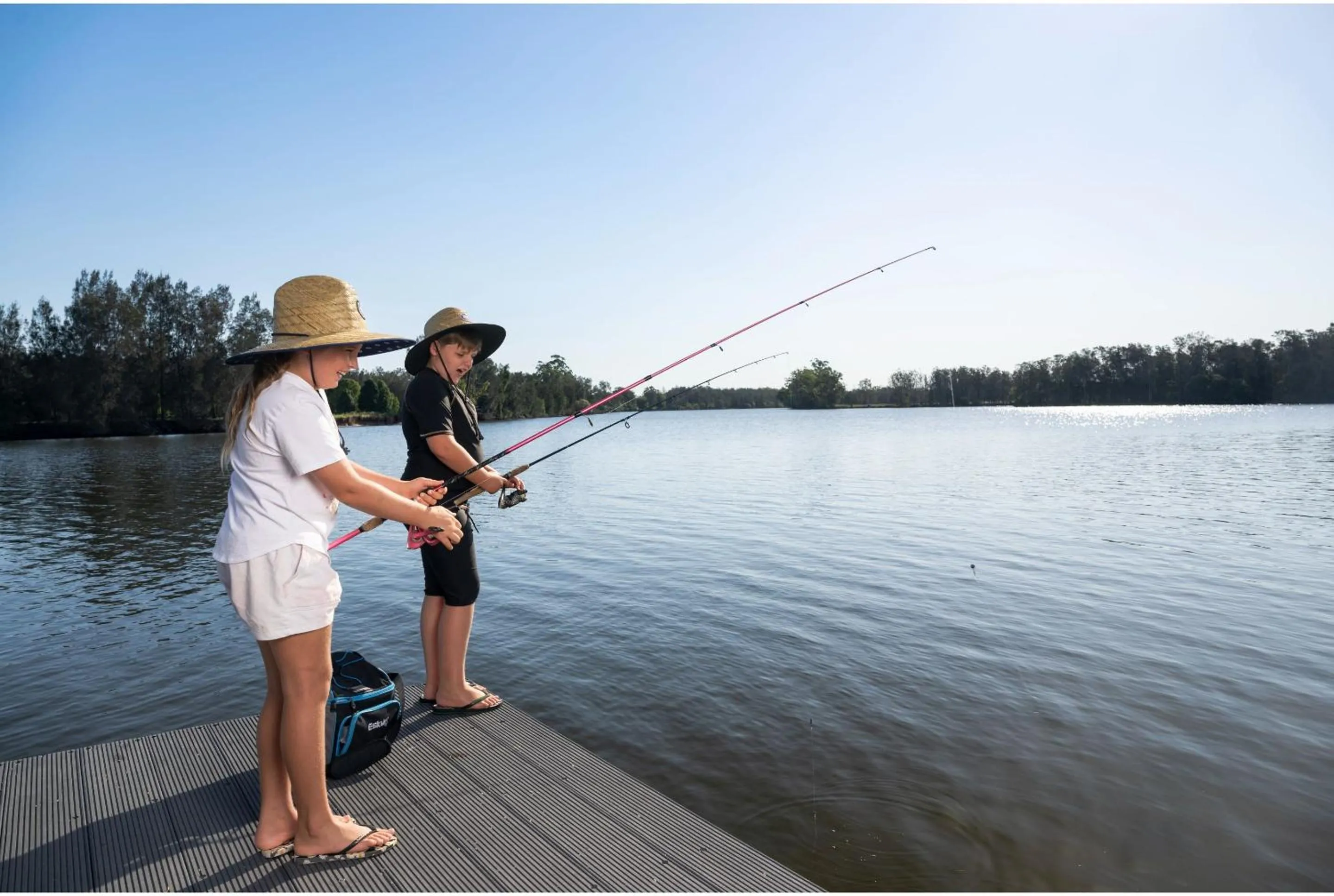 Fishing in Discovery Parks - Forster