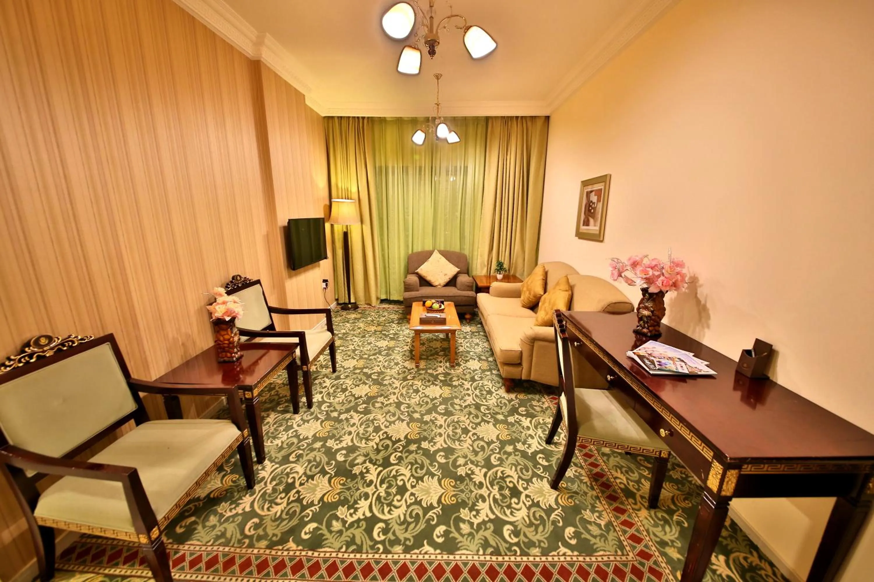 Living room in Midtown Furnished Apartments