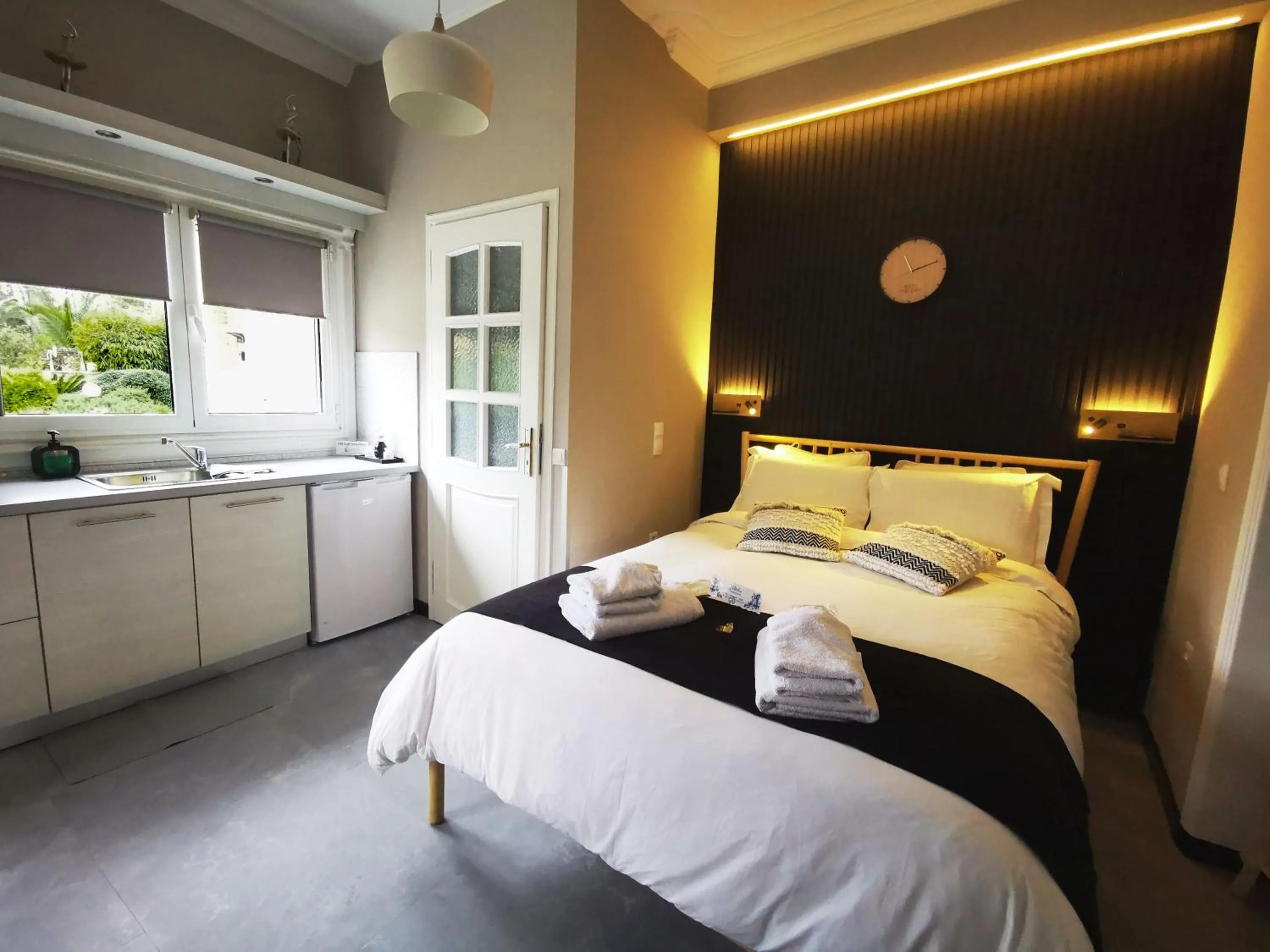 Bedroom, Bed in Natalie Apartments