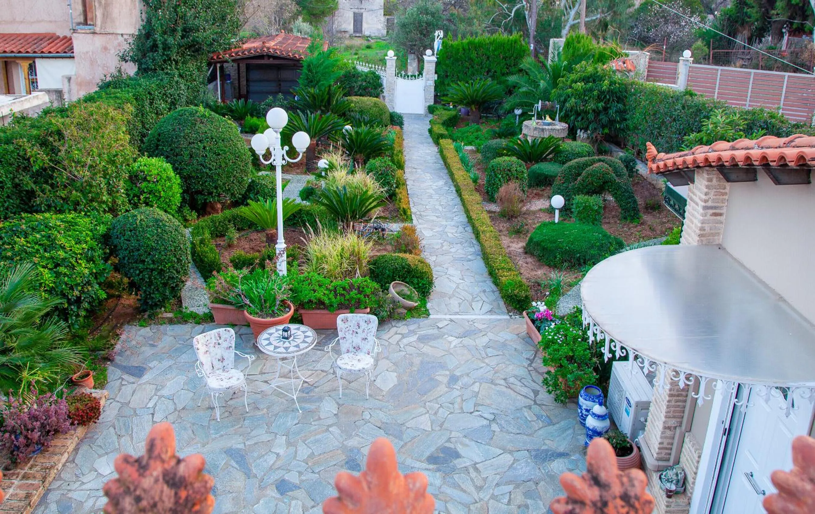Garden view in Natalie Apartments