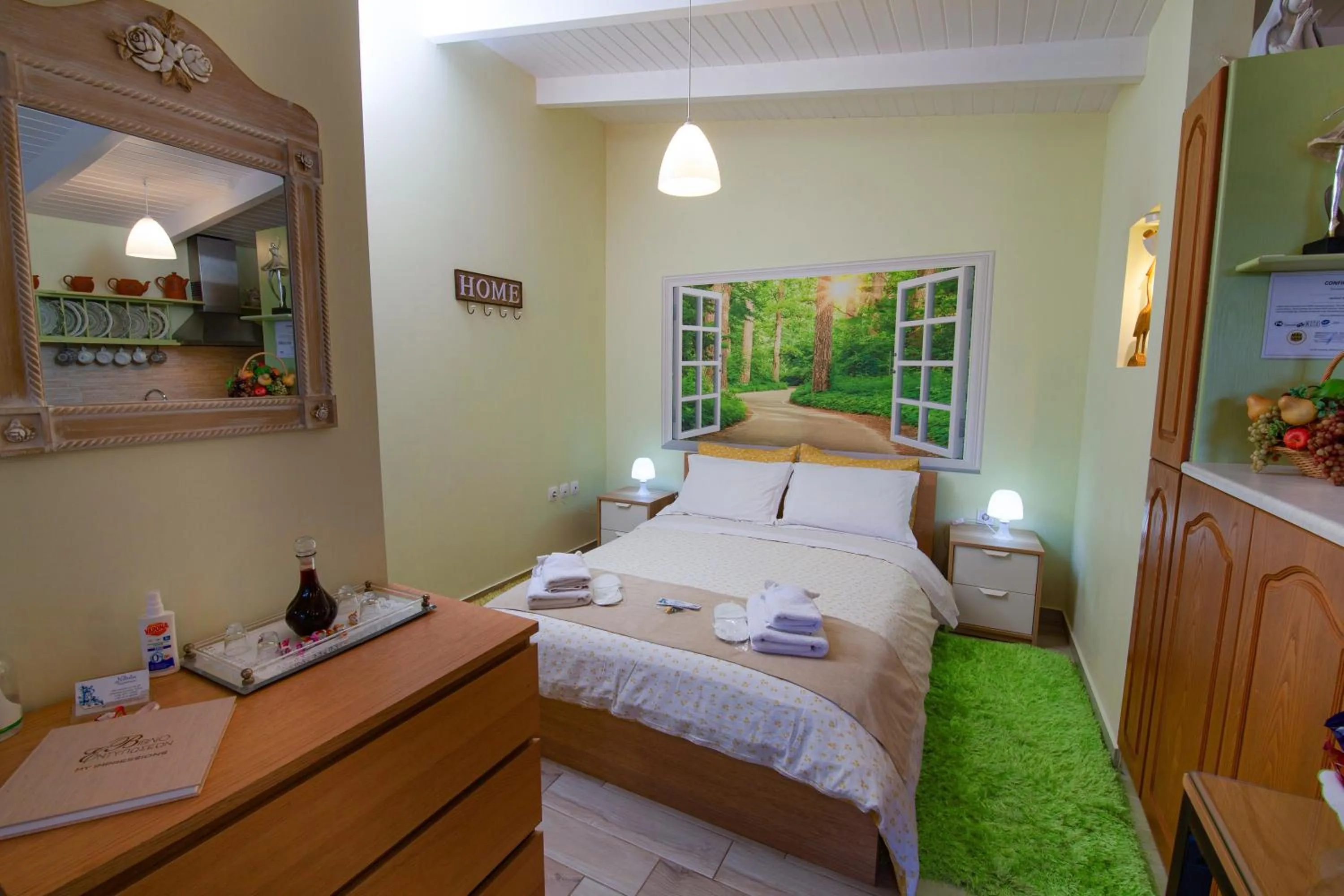 Bed in Natalie Apartments