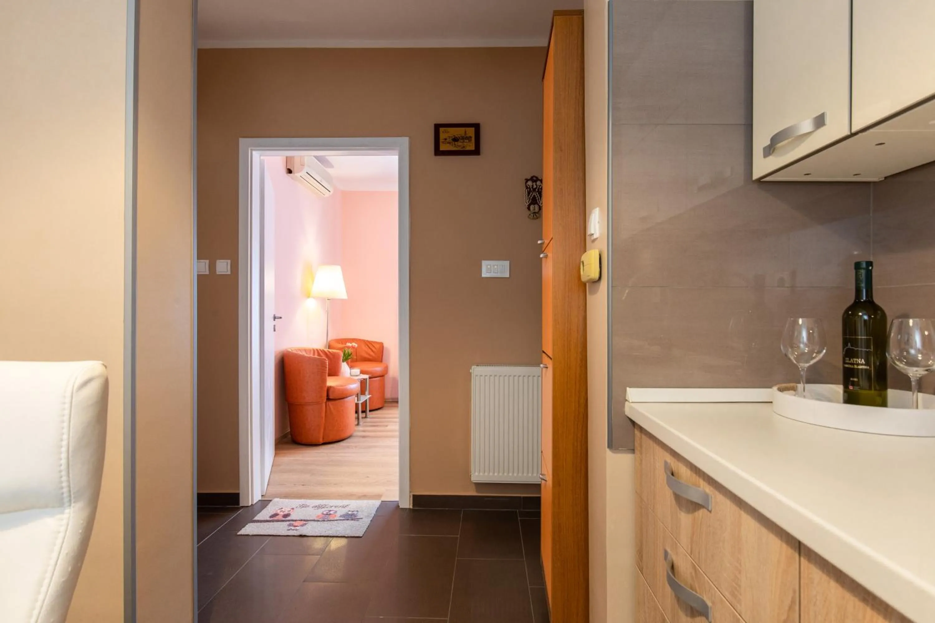 Kitchen or kitchenette in Apartman Ruza