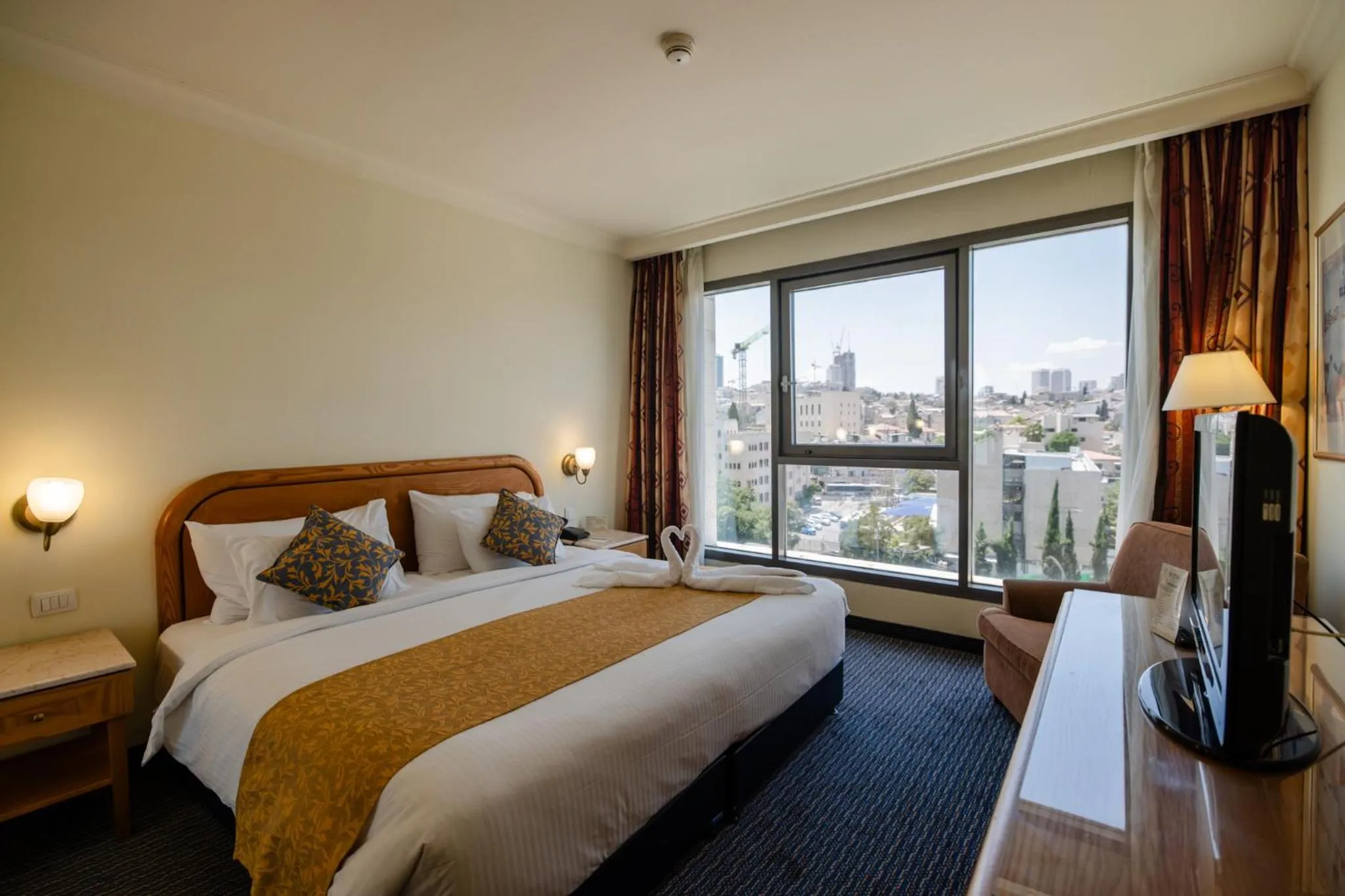 Photo of the whole room, Bed in Grand Court Hotel