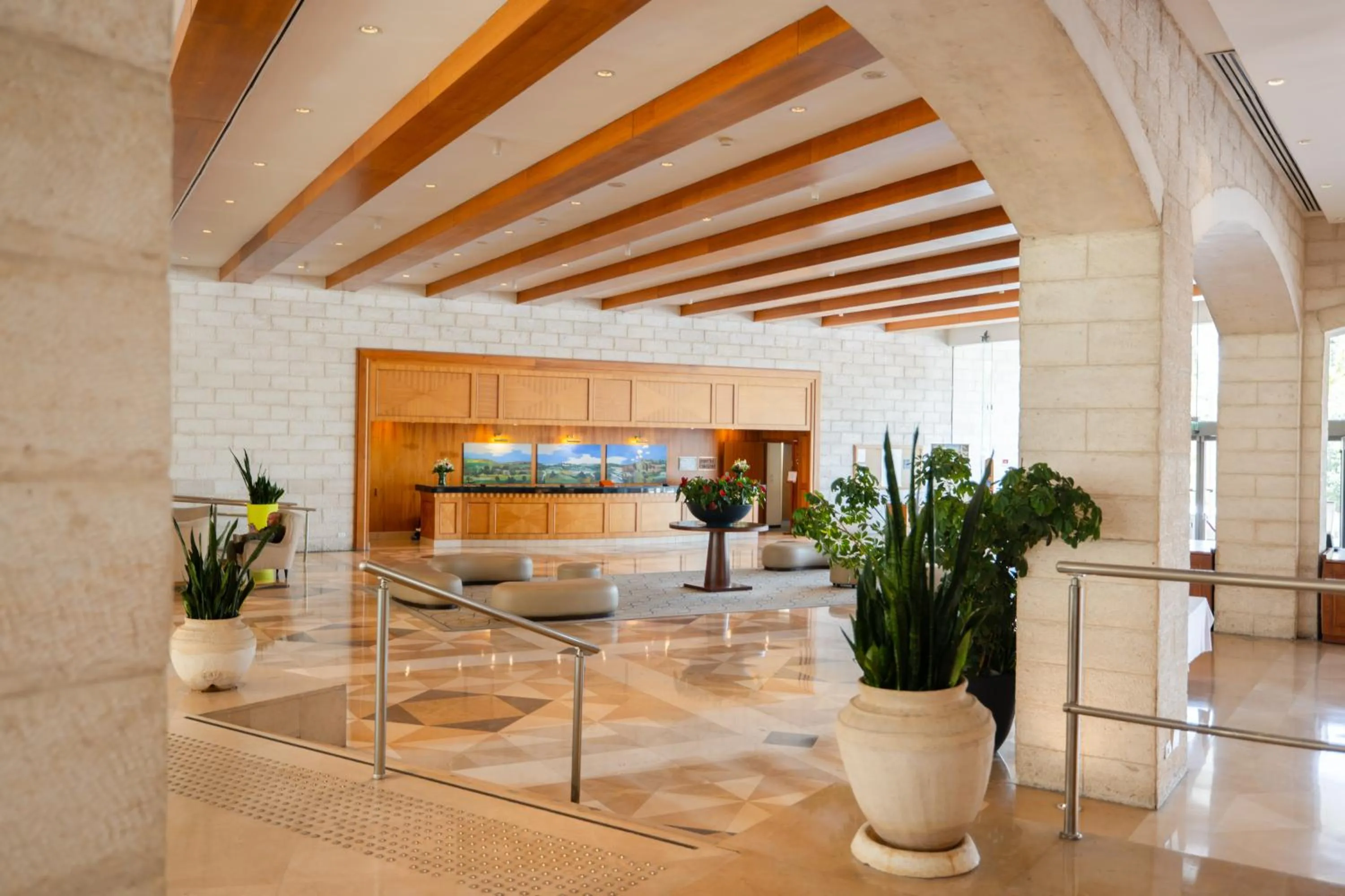 Lobby or reception in Grand Court Hotel