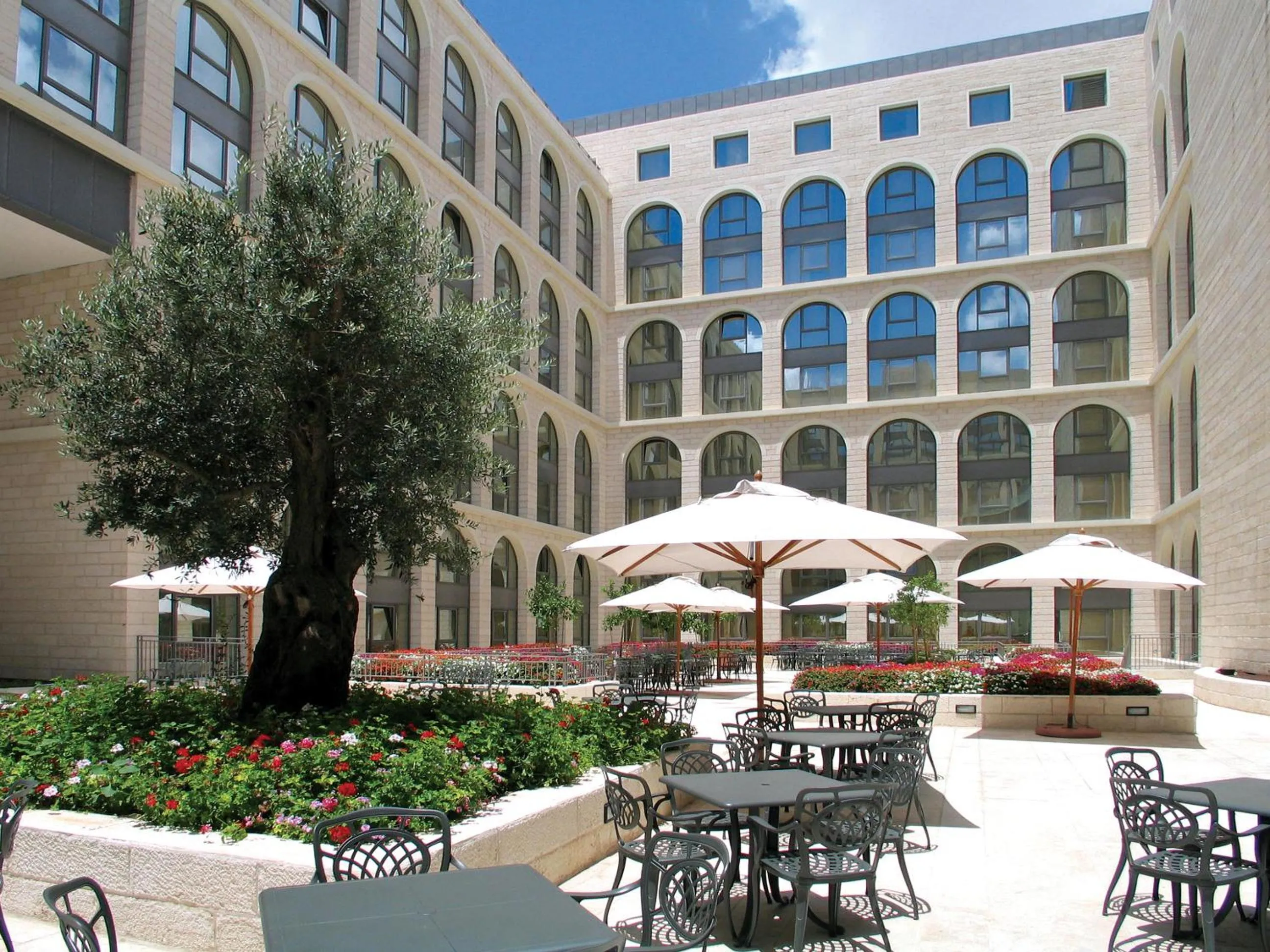Patio in Grand Court Hotel