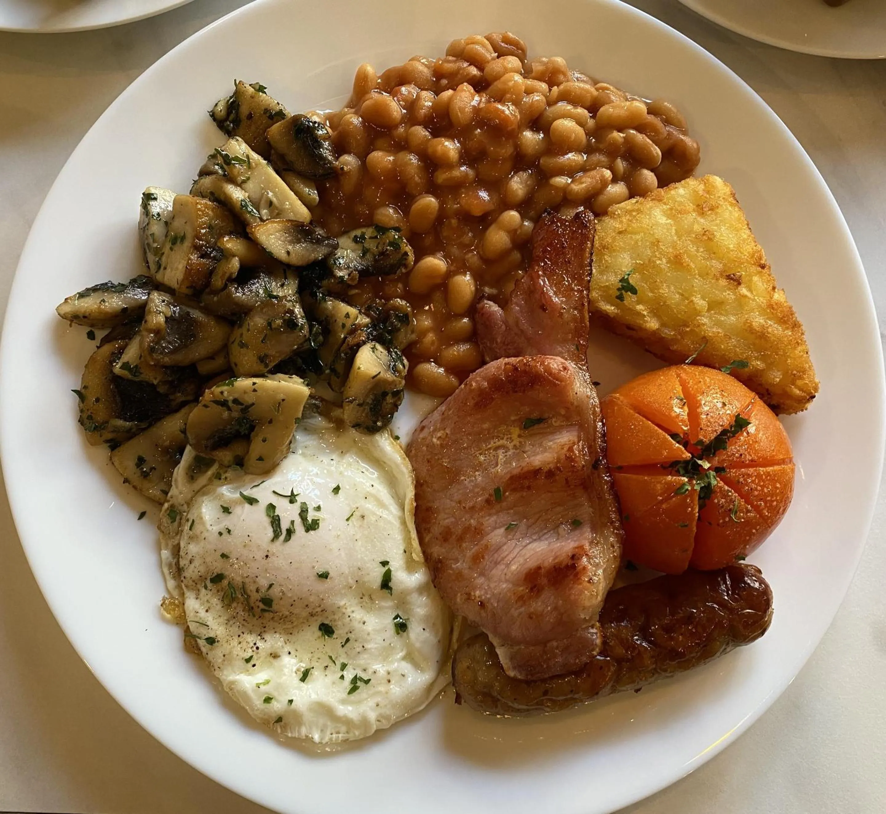 Breakfast in The George Hotel Pangbourne