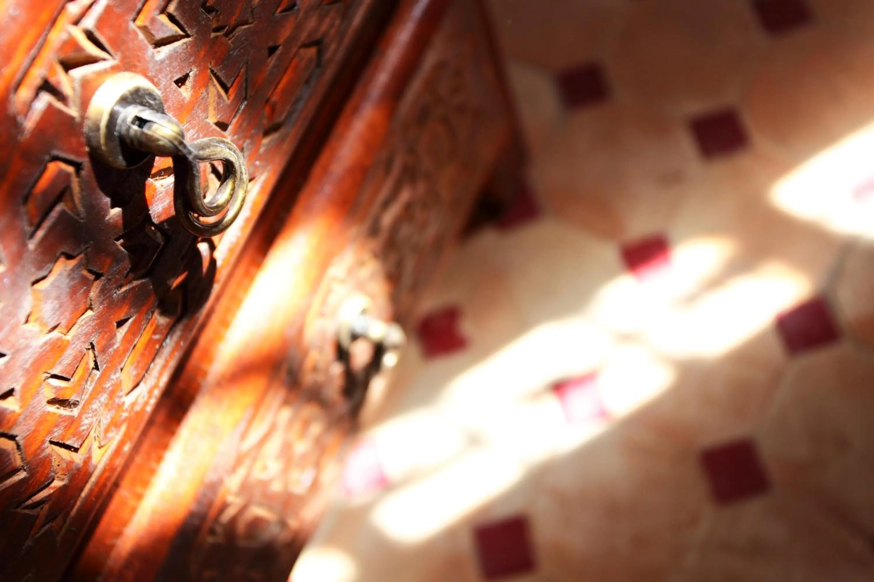 Decorative detail in Riad Jamaï