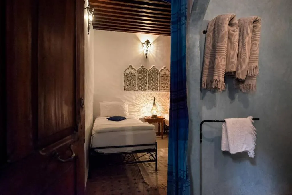 Bed in Riad Jamaï