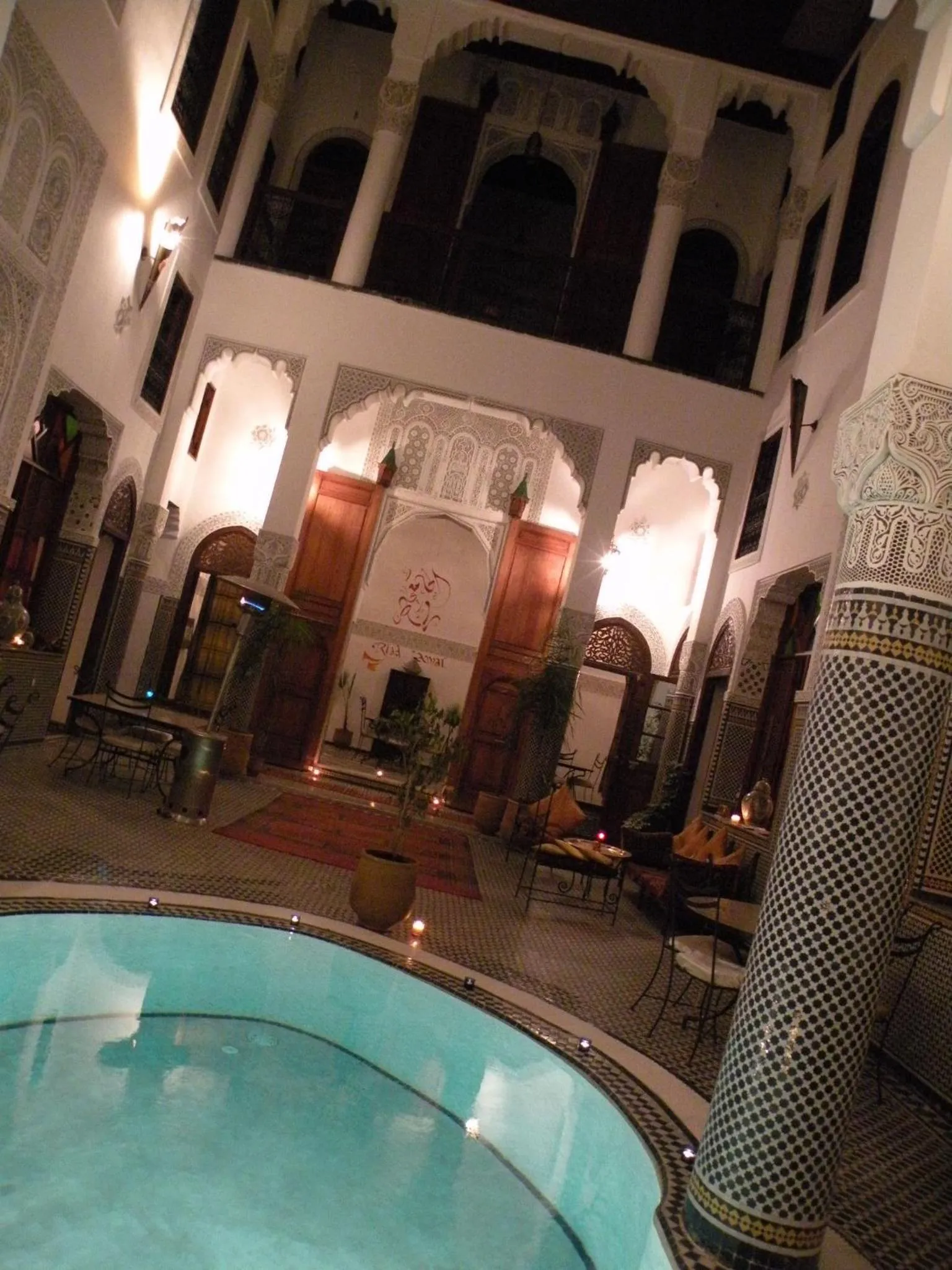 Decorative detail in Riad Jamaï