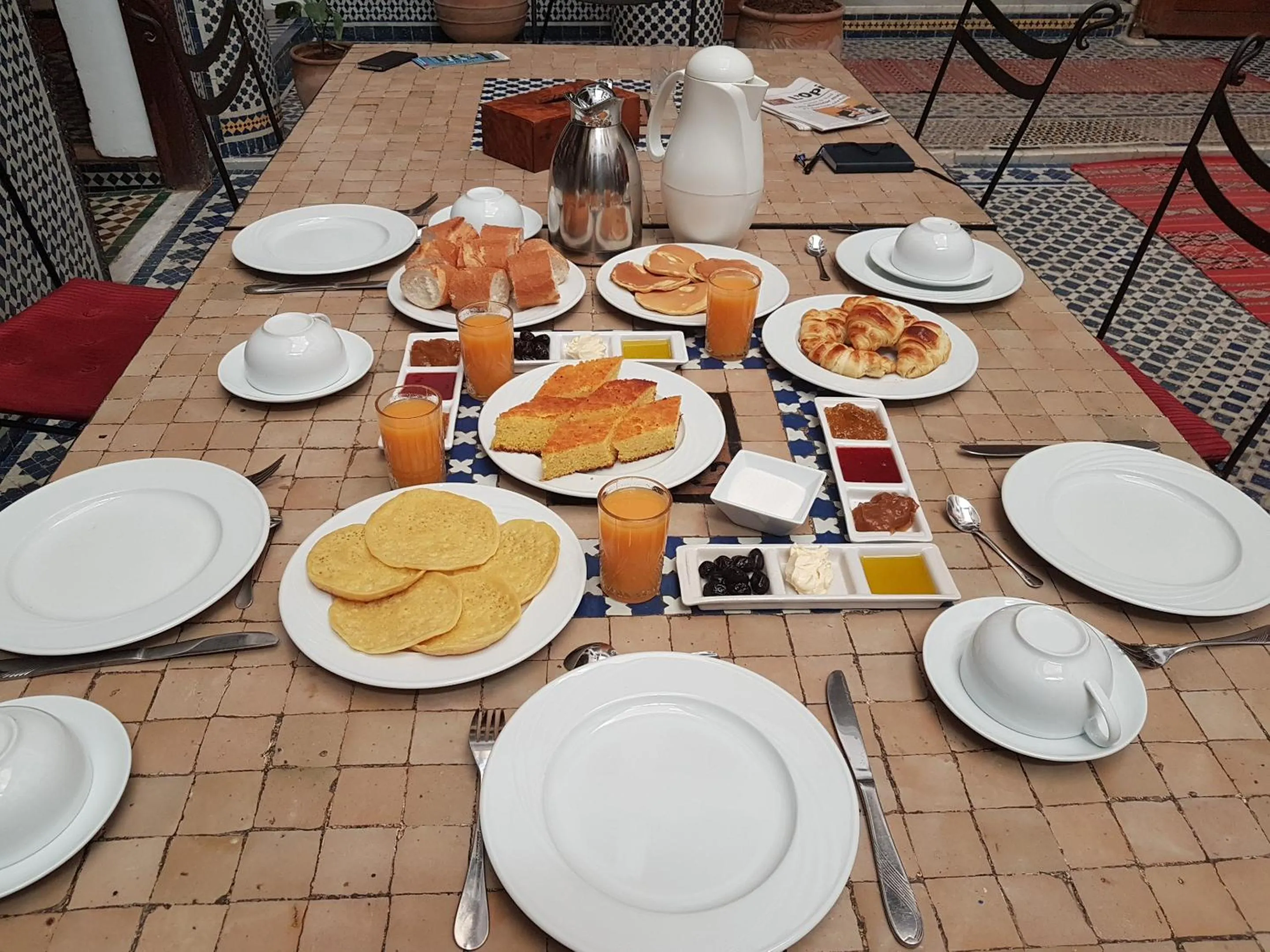 Breakfast in Riad Jamaï