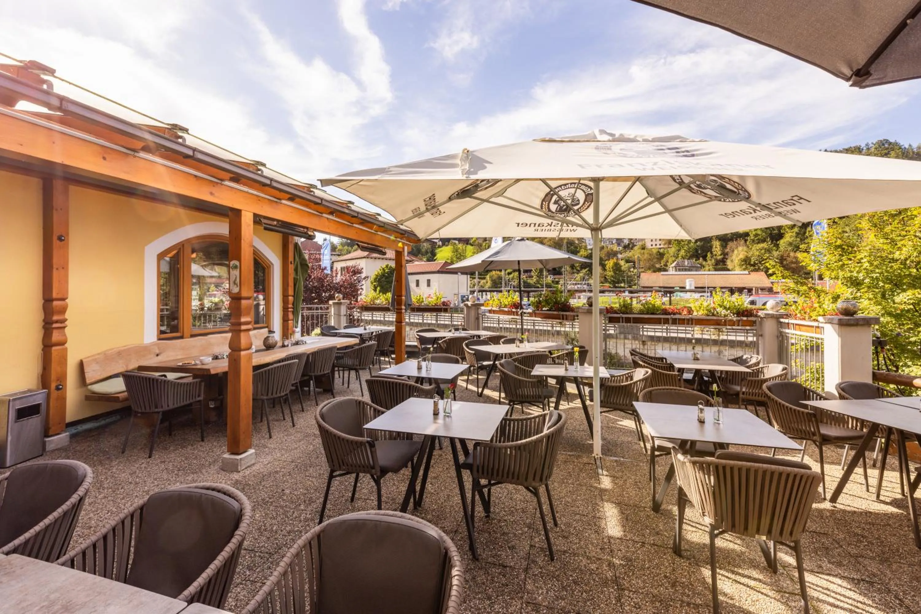 Balcony/Terrace in Hotel Gruenberger