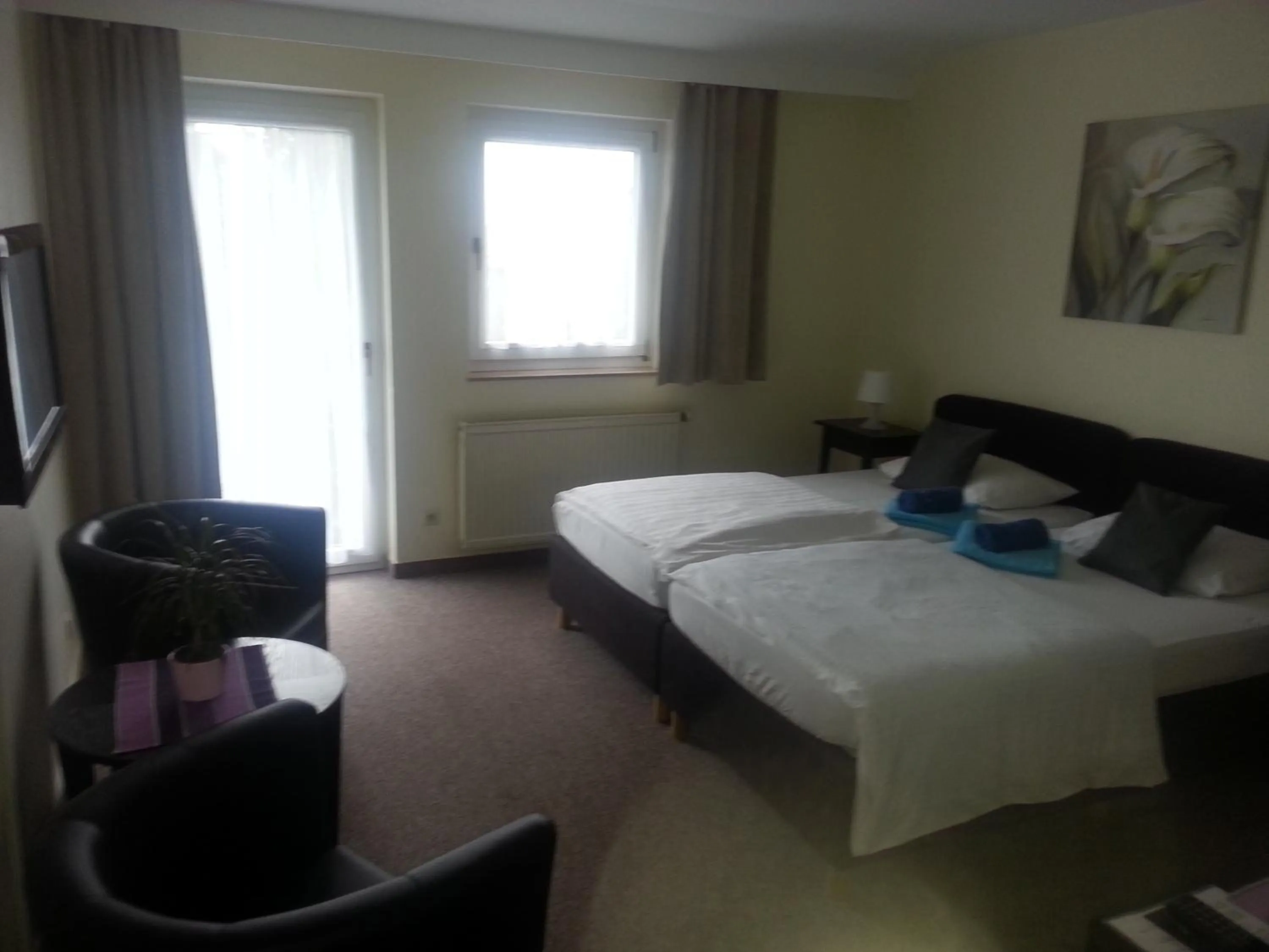 Bed in Hotel Gasthof Waldeck