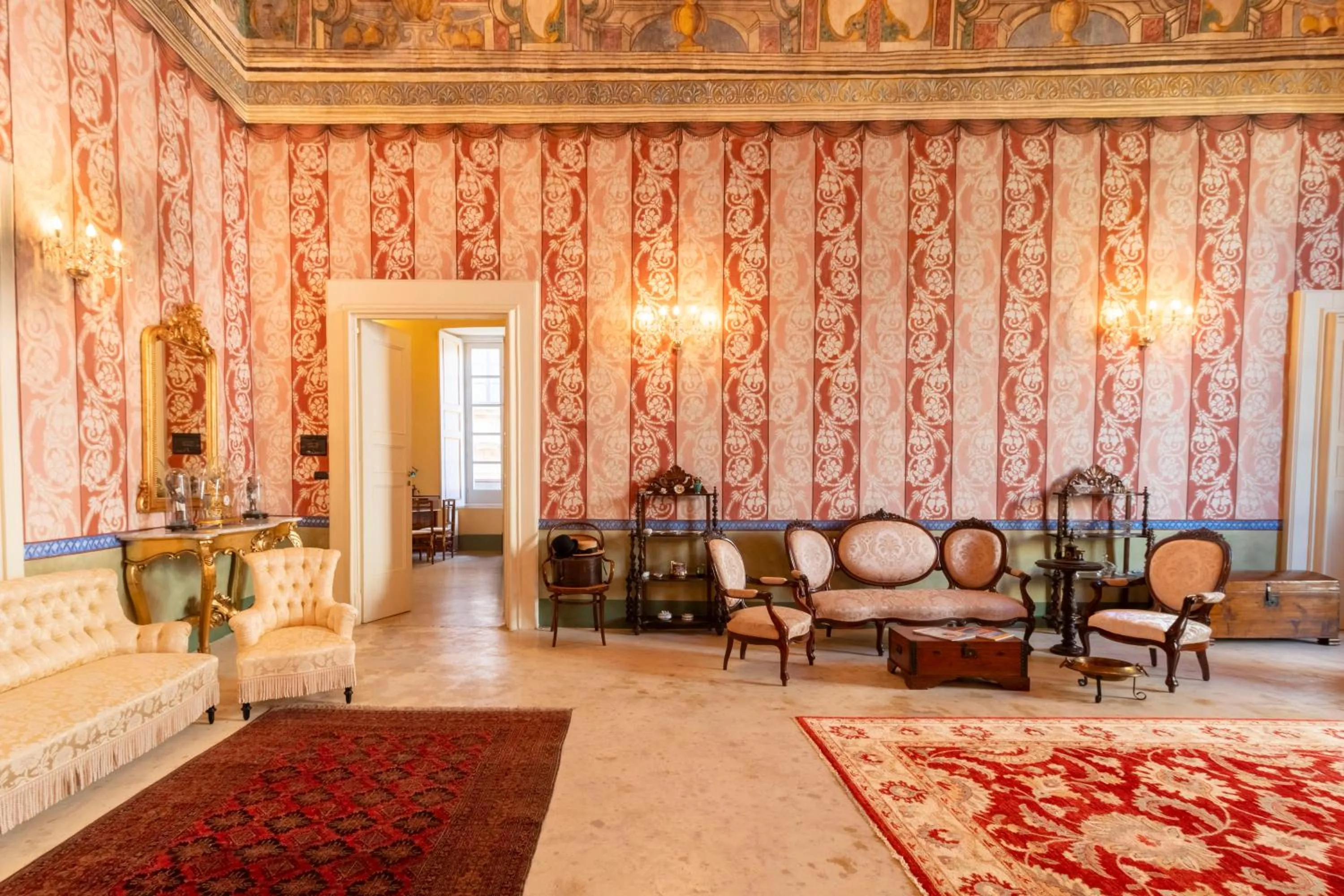 Living room in Palazzo Insula