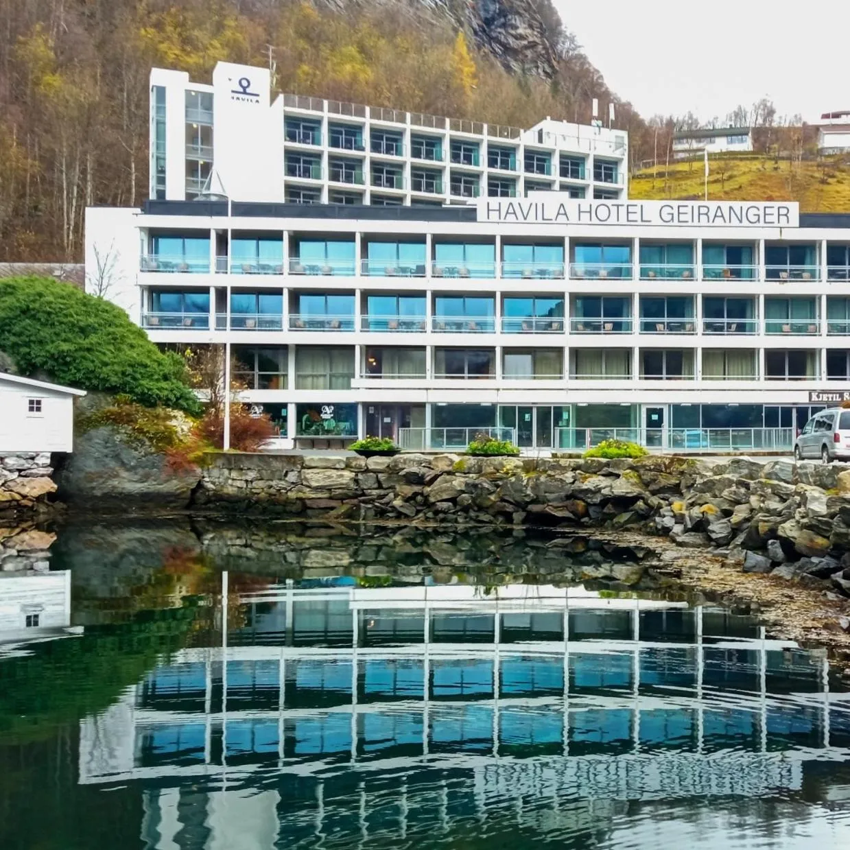 Property building in Havila Hotel Geiranger